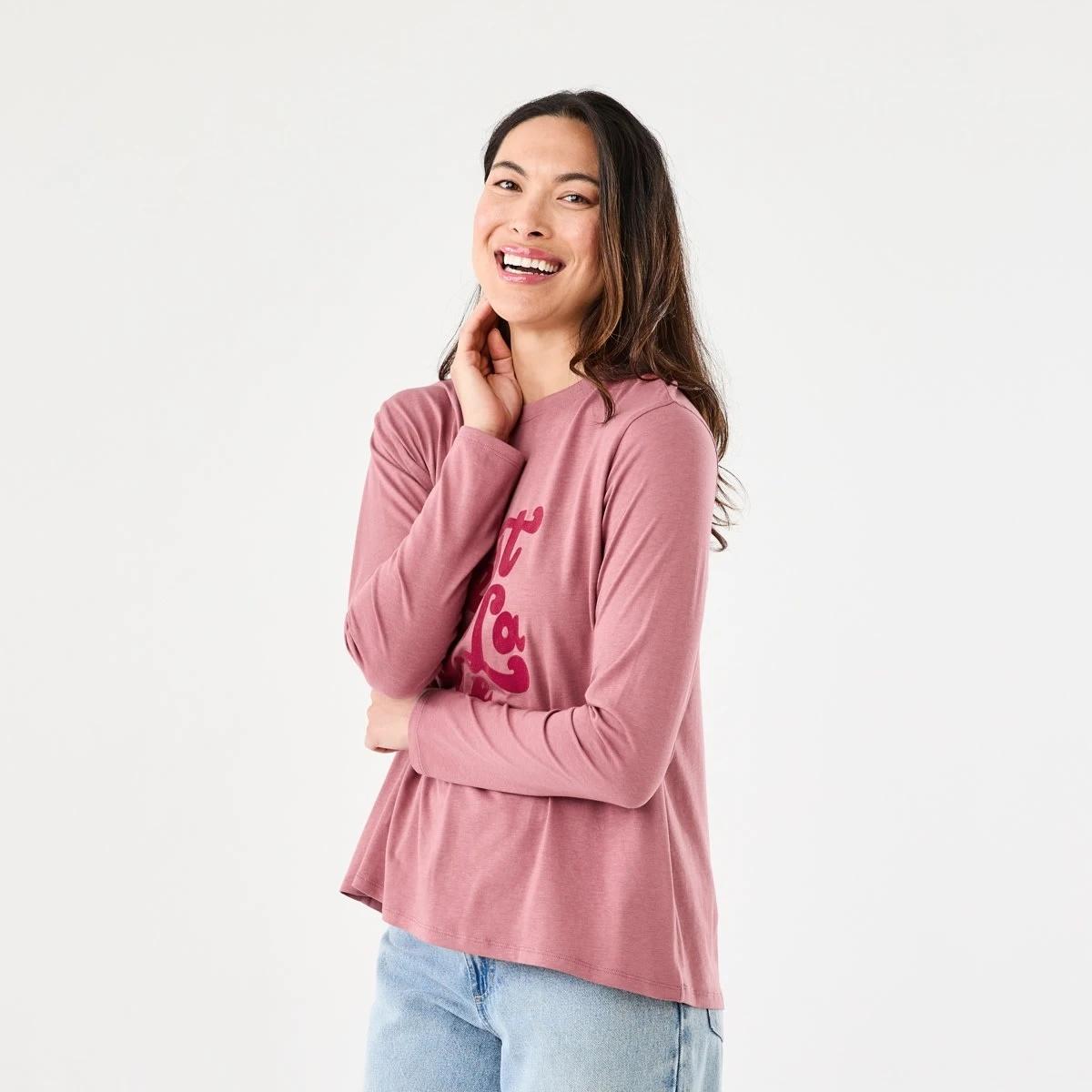 2 Long Sleeve Swing Print T-shirt Cestla Vie, 2 of 5