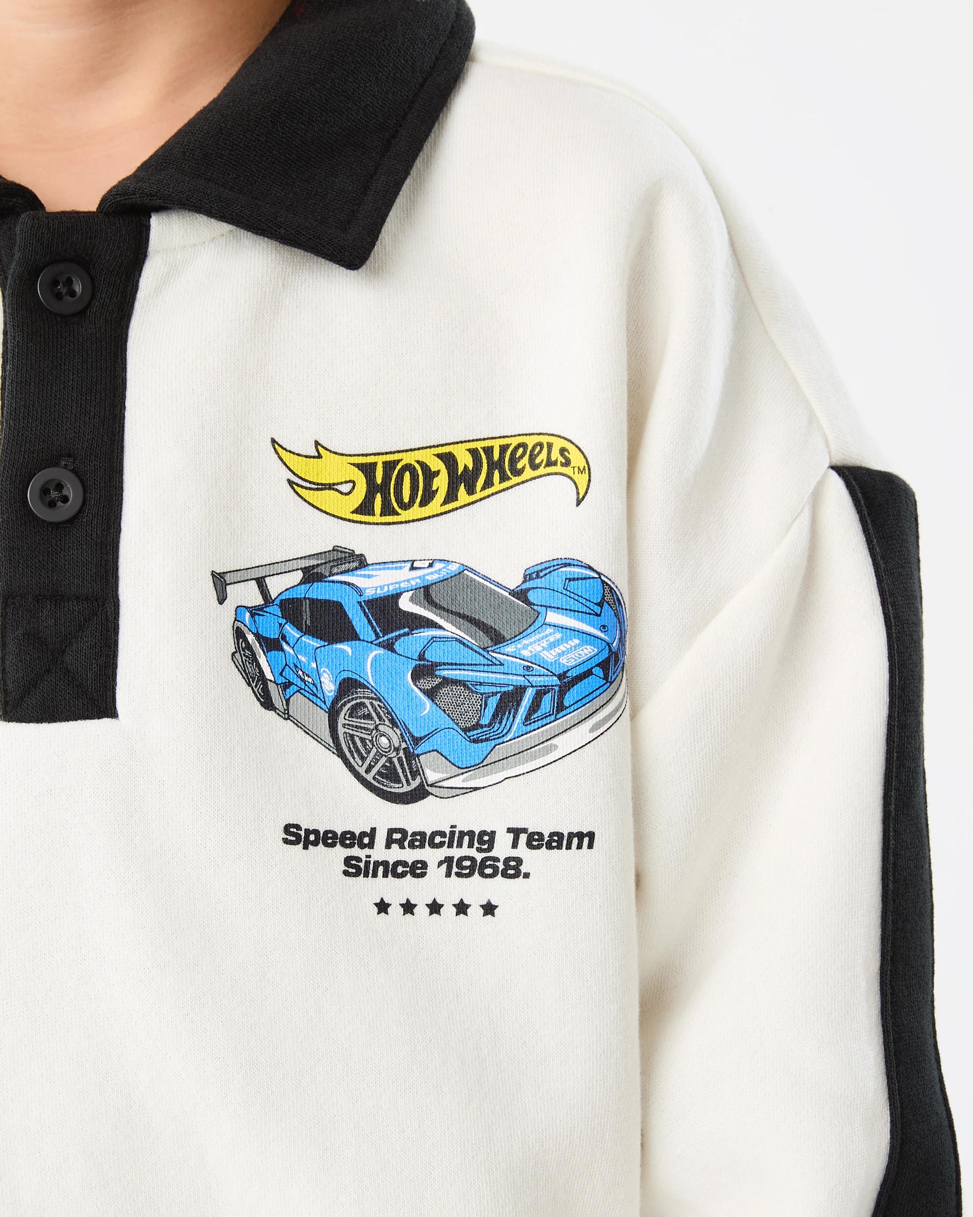 6 Hot Wheels License Oversized Sweatshirt Hot Wheels, 6 of 9