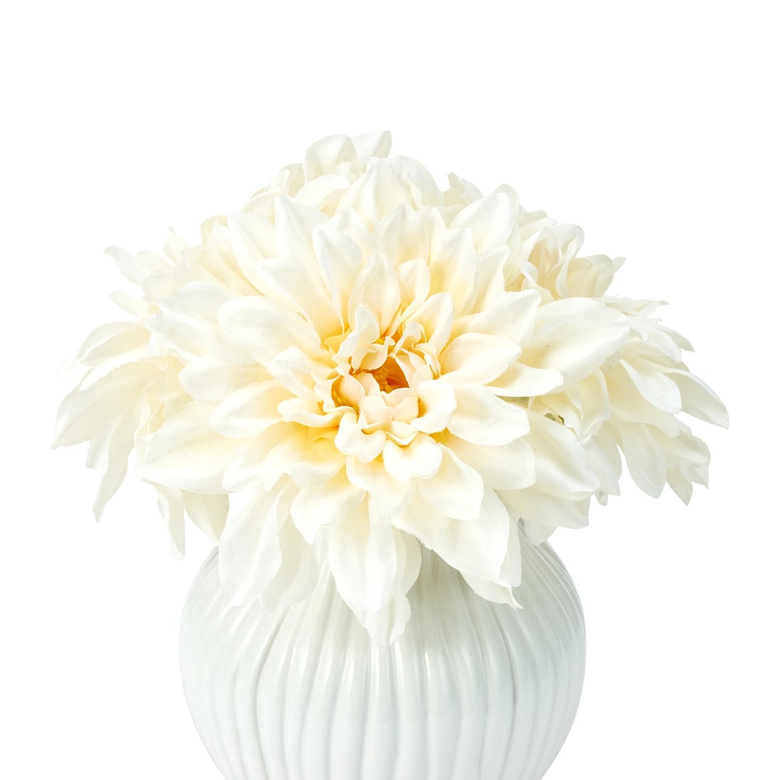 2 Artificial Florals in White Vase, 2 of 4