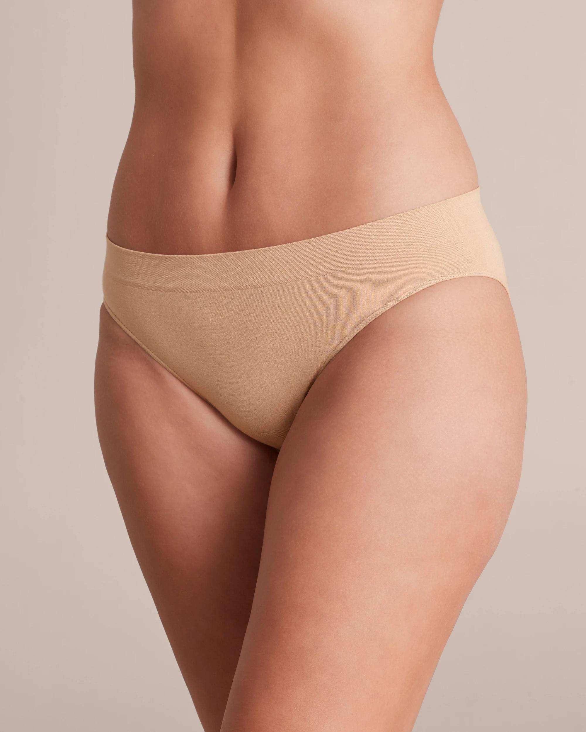 8 Target 2 Pack Cotton Seamfree Bikini Briefs LATTE BROWN, 8 of 8