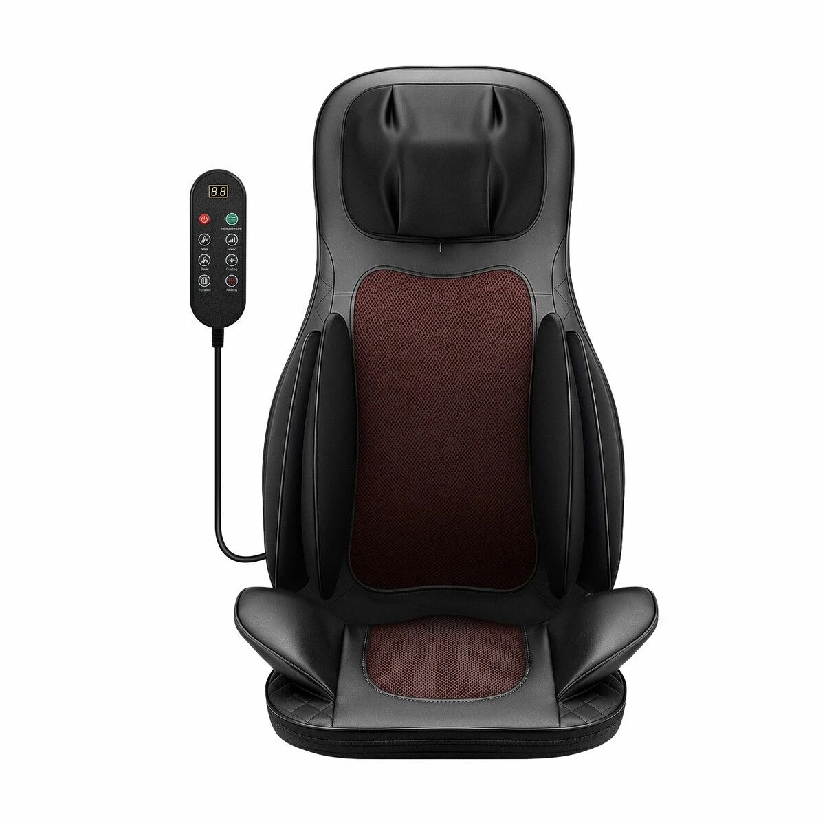 3 HOMASA Full Body Massage Chair Cushion Massaging Seat Shiatsu Neck Back Massager Pad Heating Relax Rolling Kneading, 3 of 3