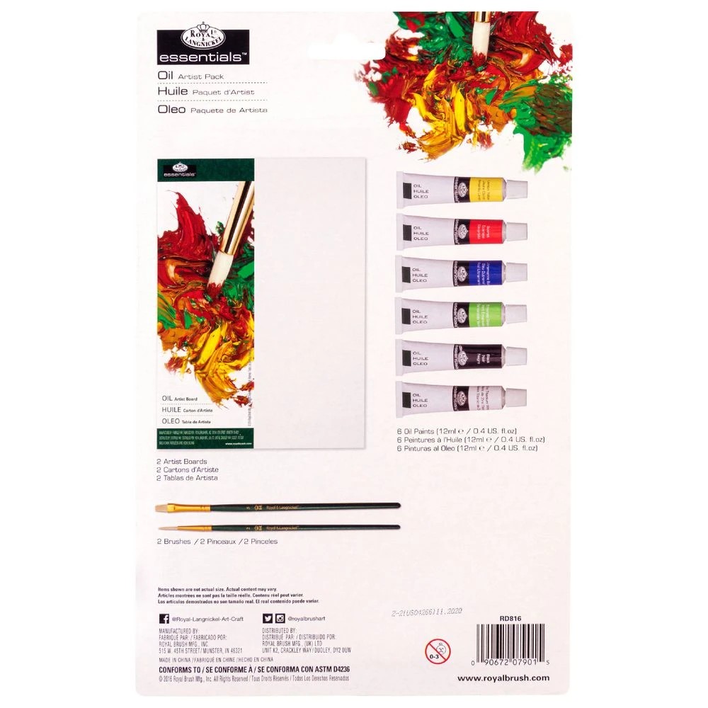 2 Royal & Langnickel Oil Paint Blister 10 Pack, 2 of 6