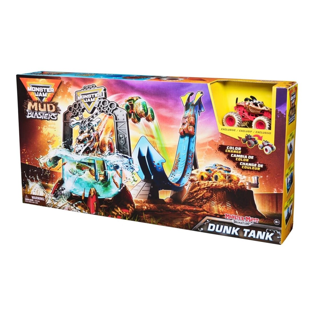 1 Monster Jam Mud Blasters Monster Mutt Dalmatian Dunk Tank Playset, 1 of 8