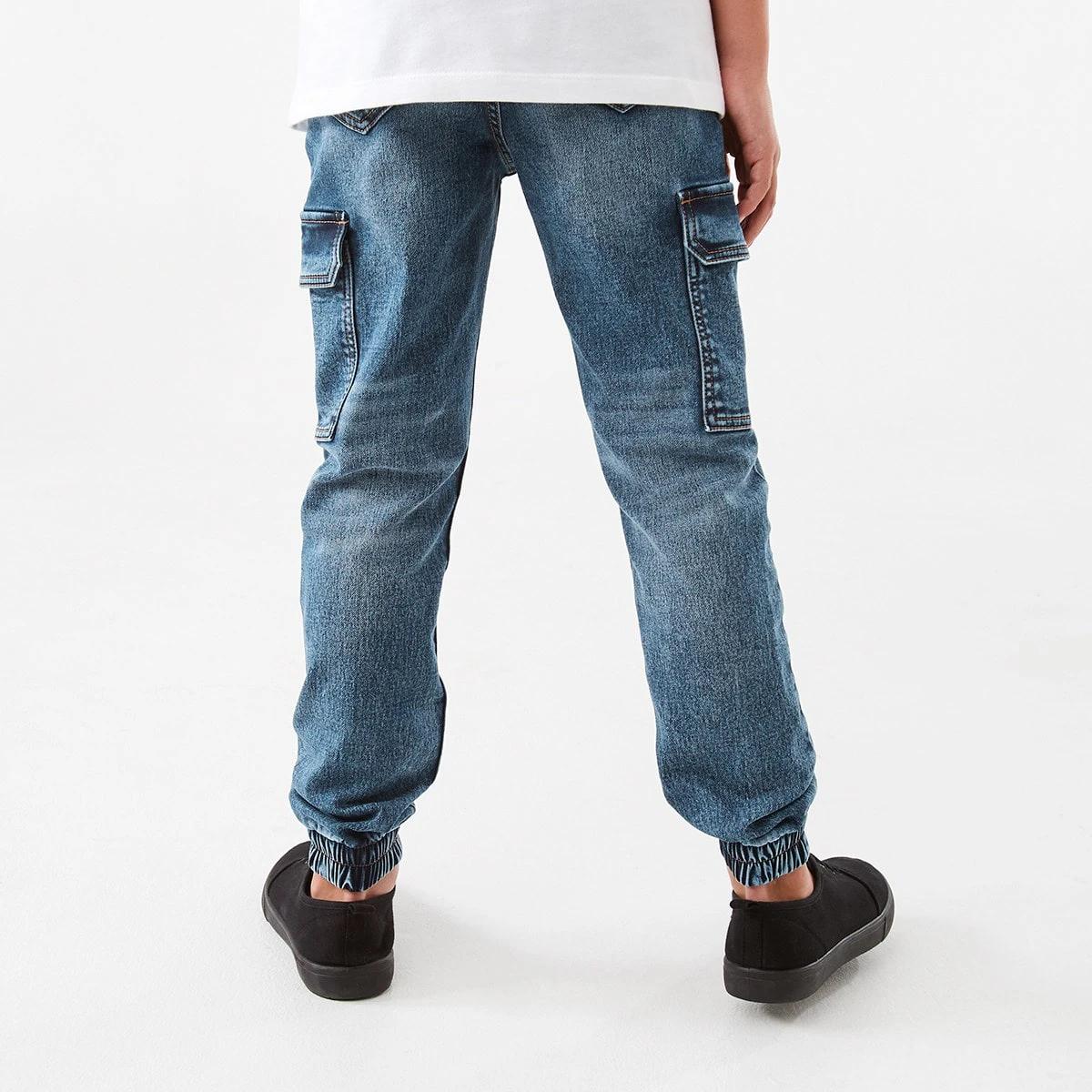 2 Denim Cargo Joggers Denim Wash, 2 of 9