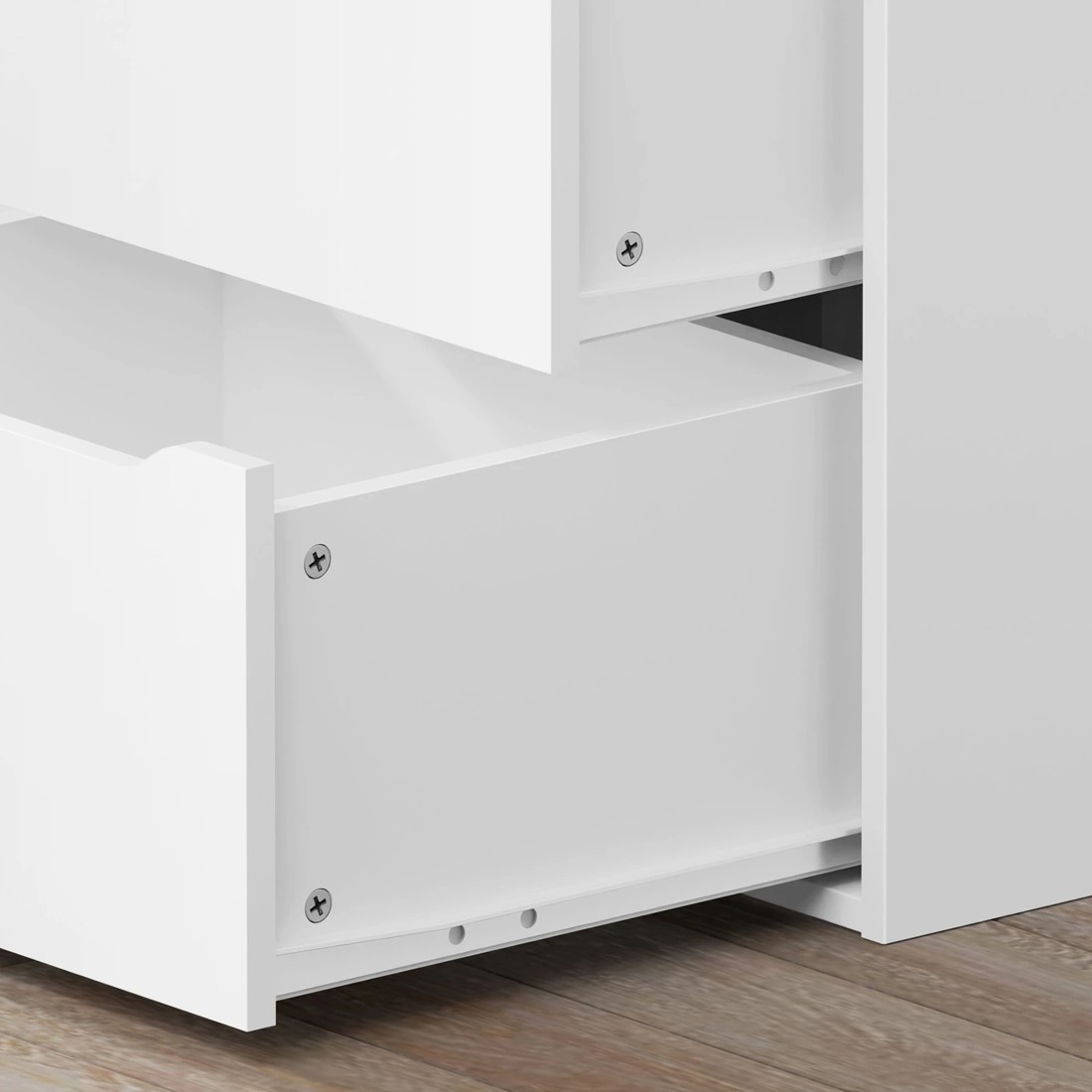 5 Alfordson Wardrobe Clothes Storage Cabinet Closet Organizer 5 Drawers - White, 5 of 10