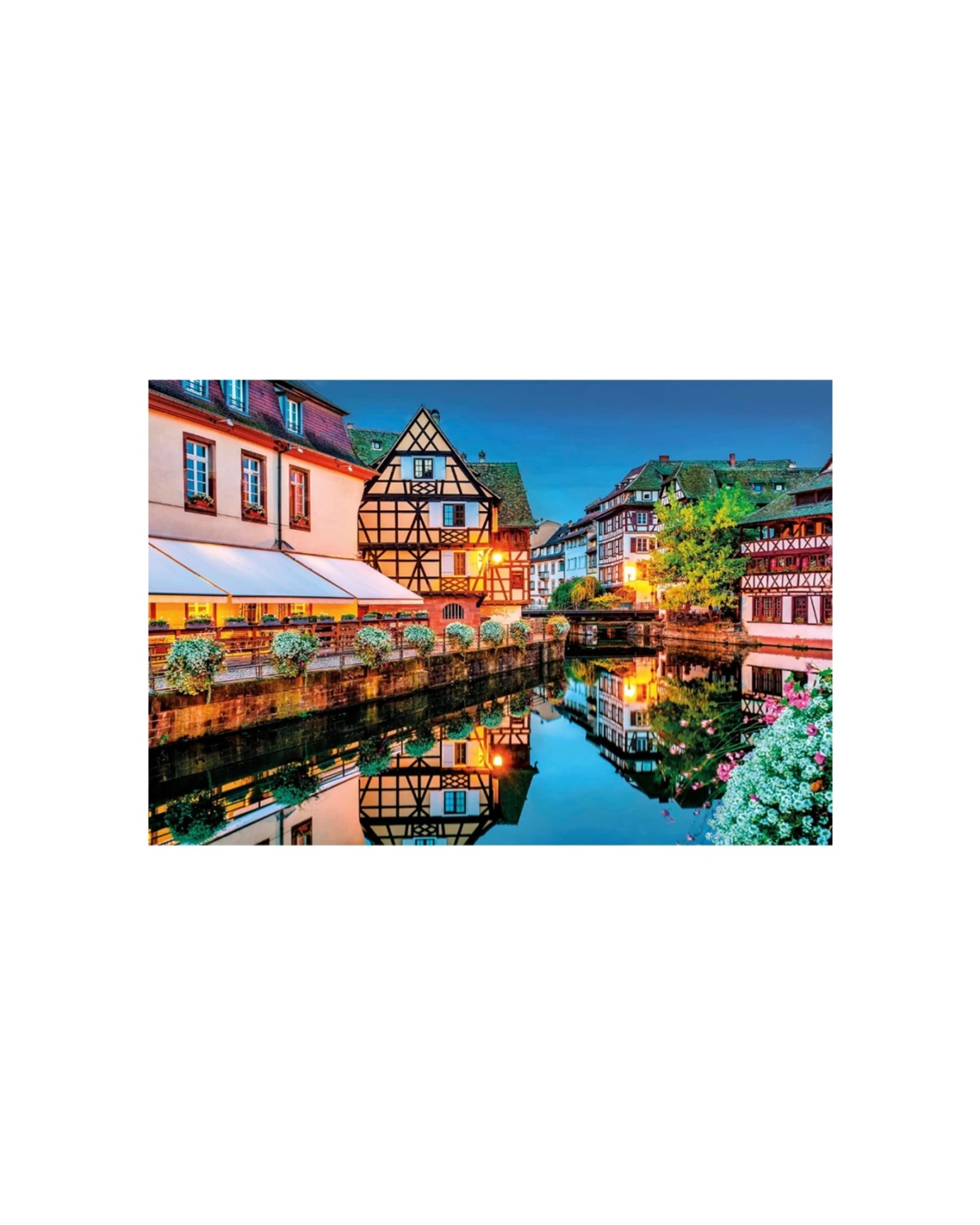 2 Clementoni Old Strasbourg Town 500 Piece Jigsaw Puzzle 49x36cm Complete Size, 2 of 2