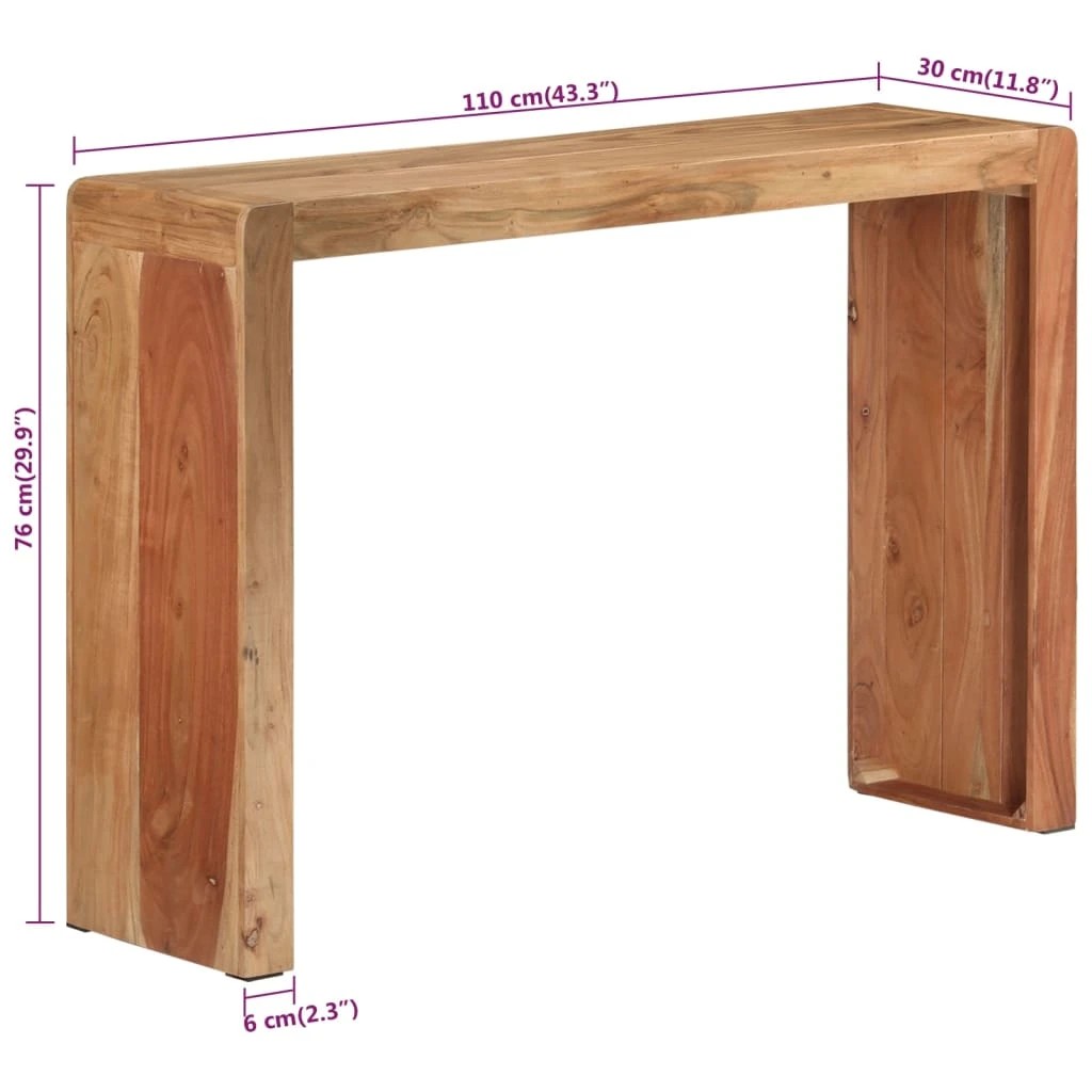 7 Vidaxl Table - Brown, 7 of 10