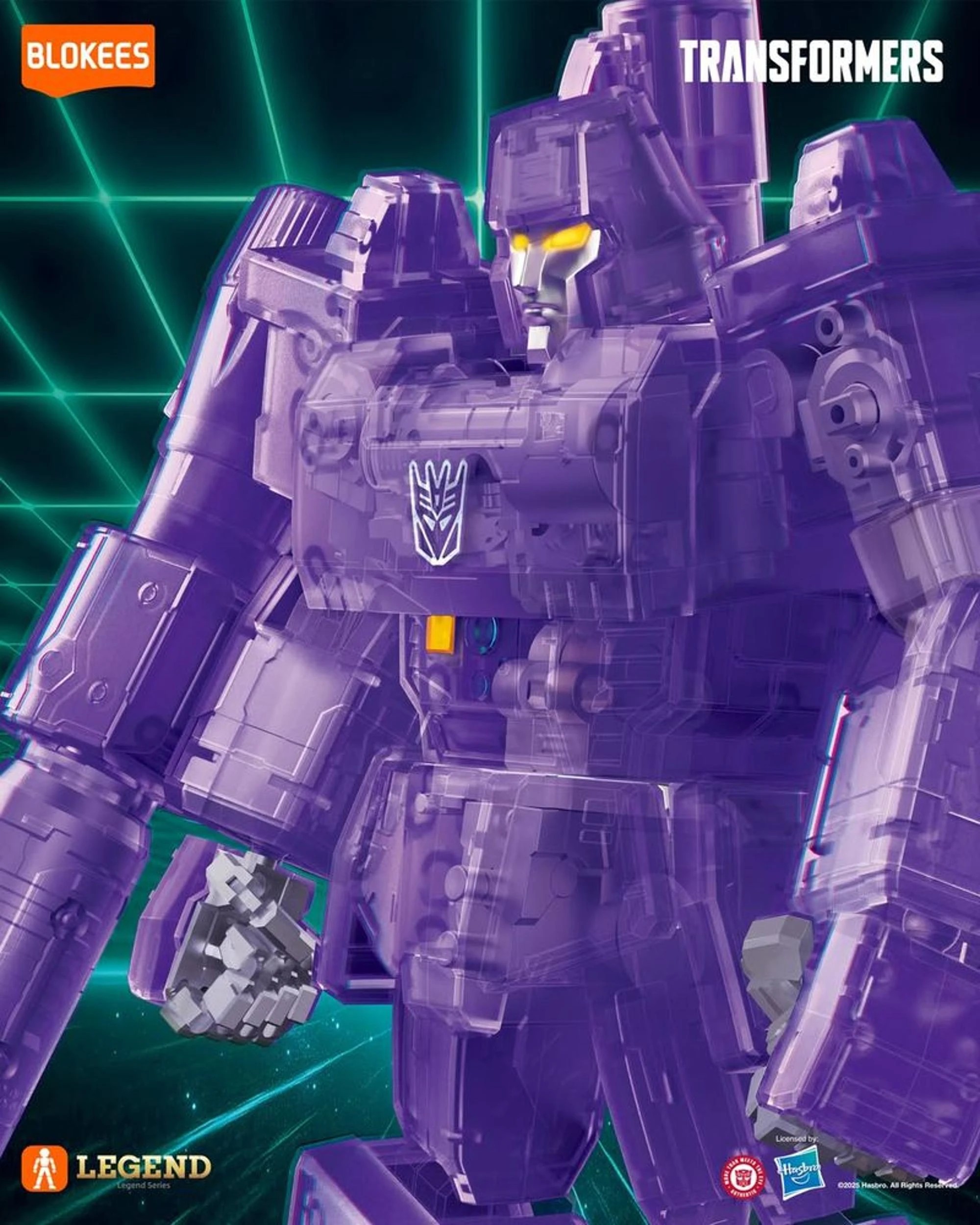 7 Blokees Transformers Megatron G1 Energy Explosion Model Kit, 7 of 7