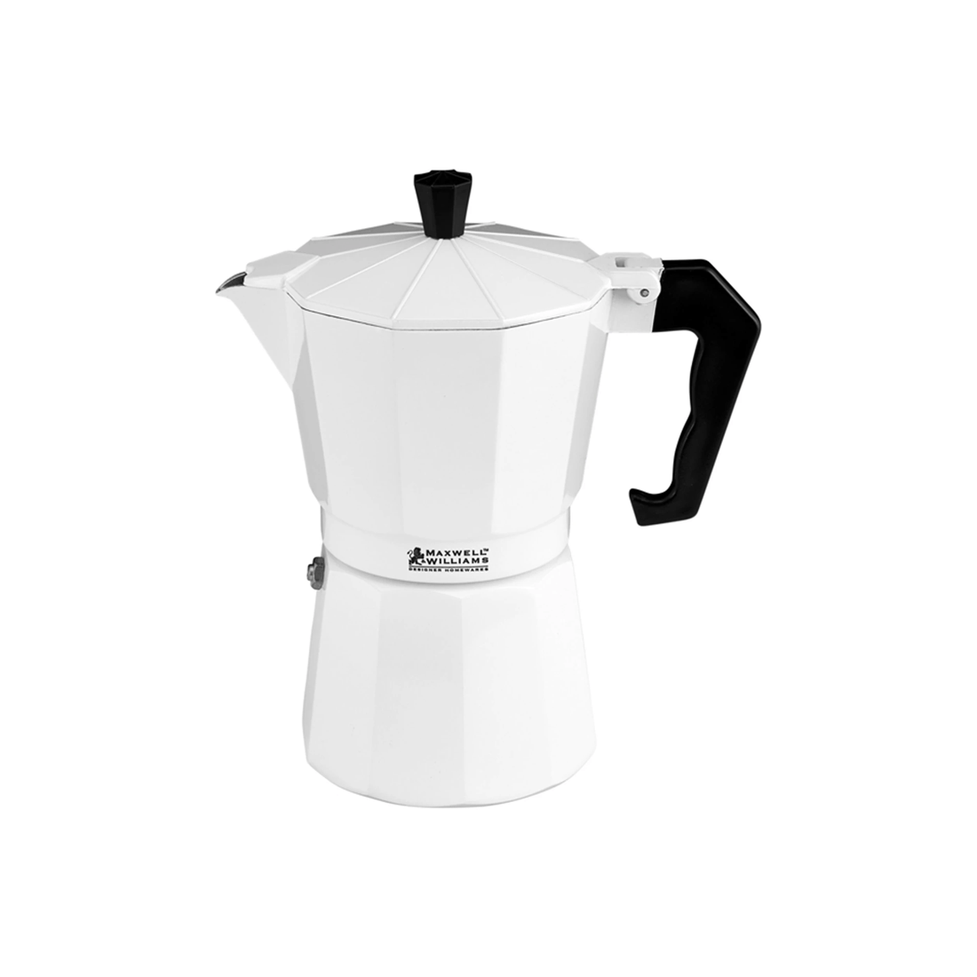 1 Maxwell & Williams Blend 9 Cup Traditional Stovetop Espresso Maker For Home
 - White, 1 of 4