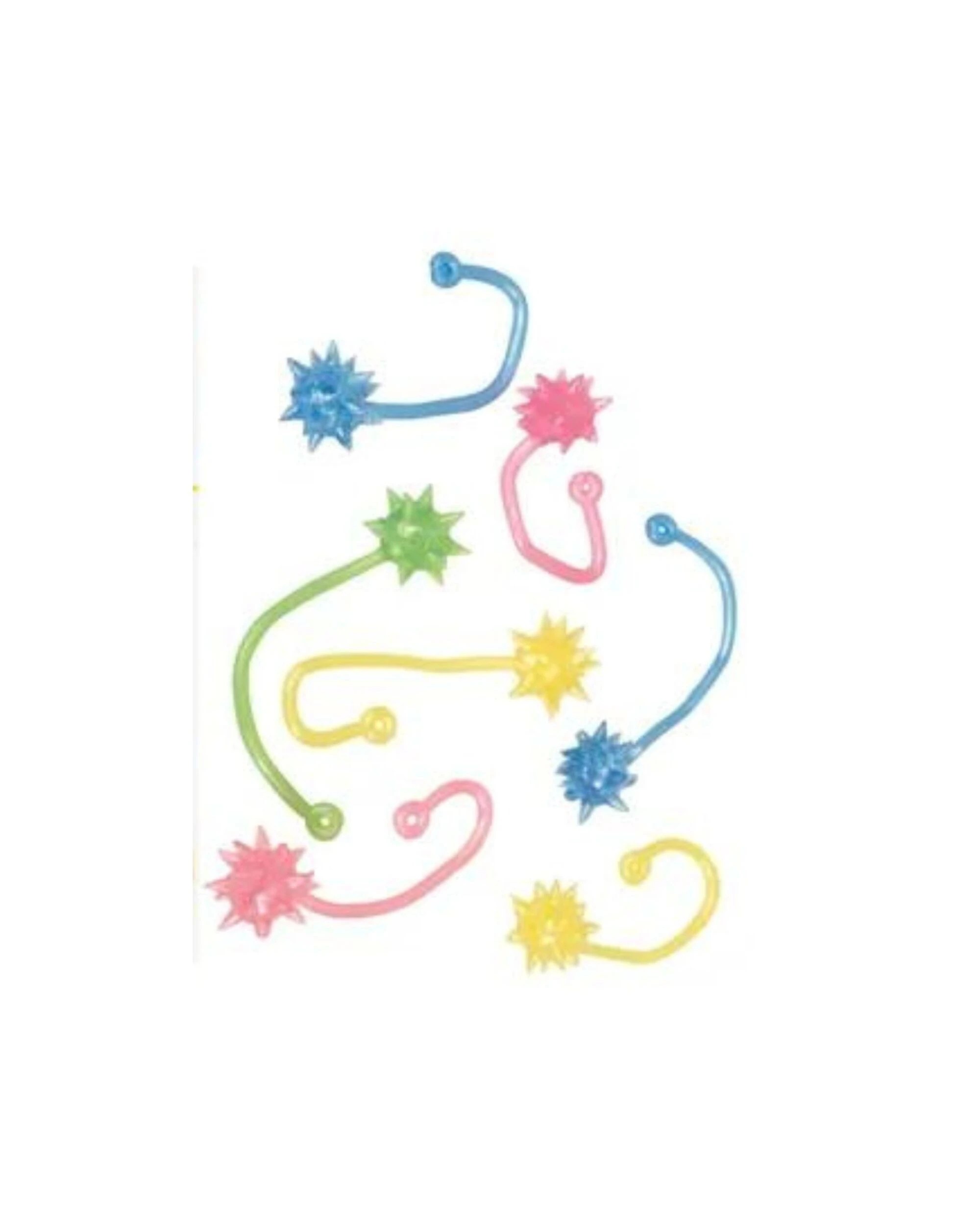 1 Unique Starburst Sticky Stretch Toys Pack of 8, 1 of 2