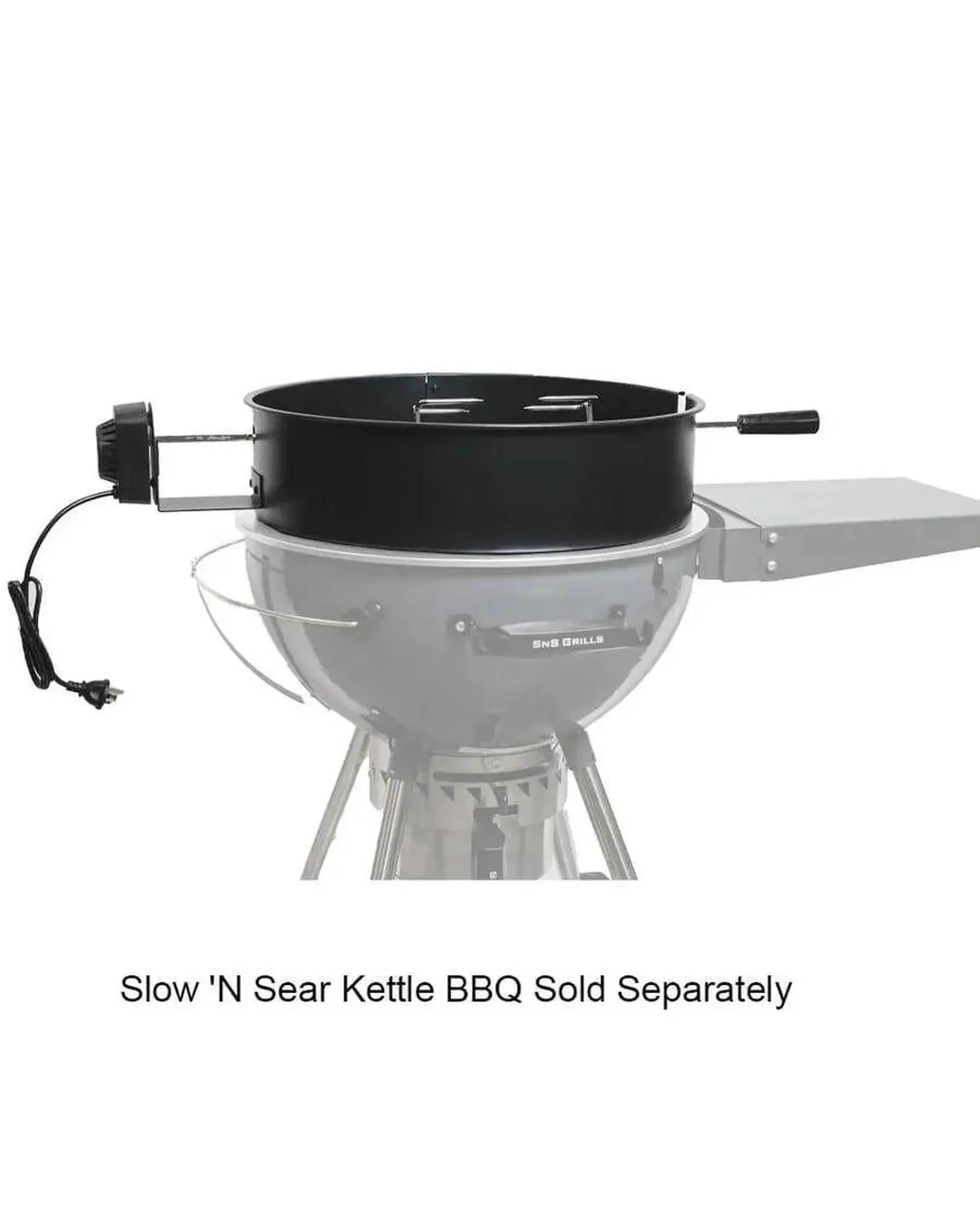 1 Flaming Coals 57cm Kettle Rotisserie Kit, 1 of 10