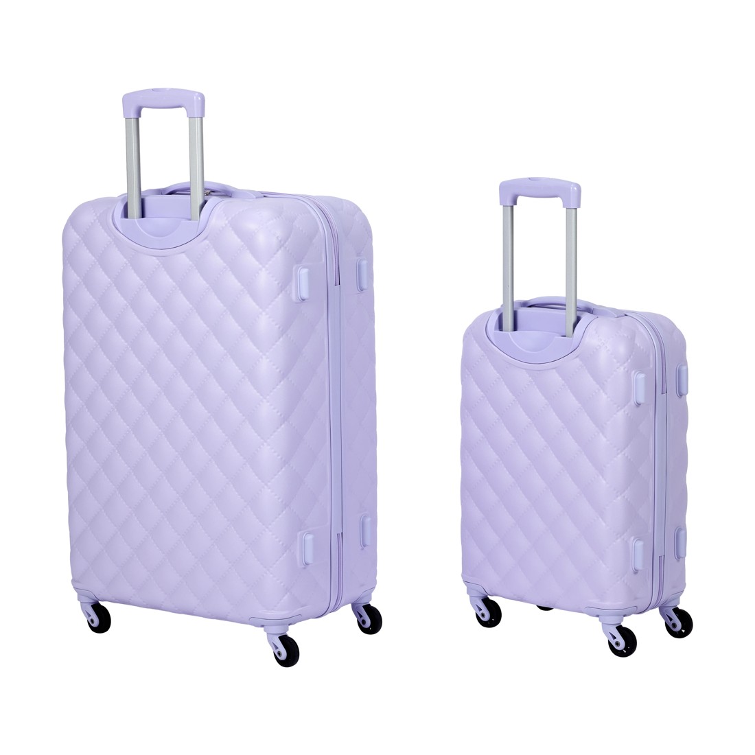 2 2 Piece Quilted Hard Case Set - Lilac, 2 of 8