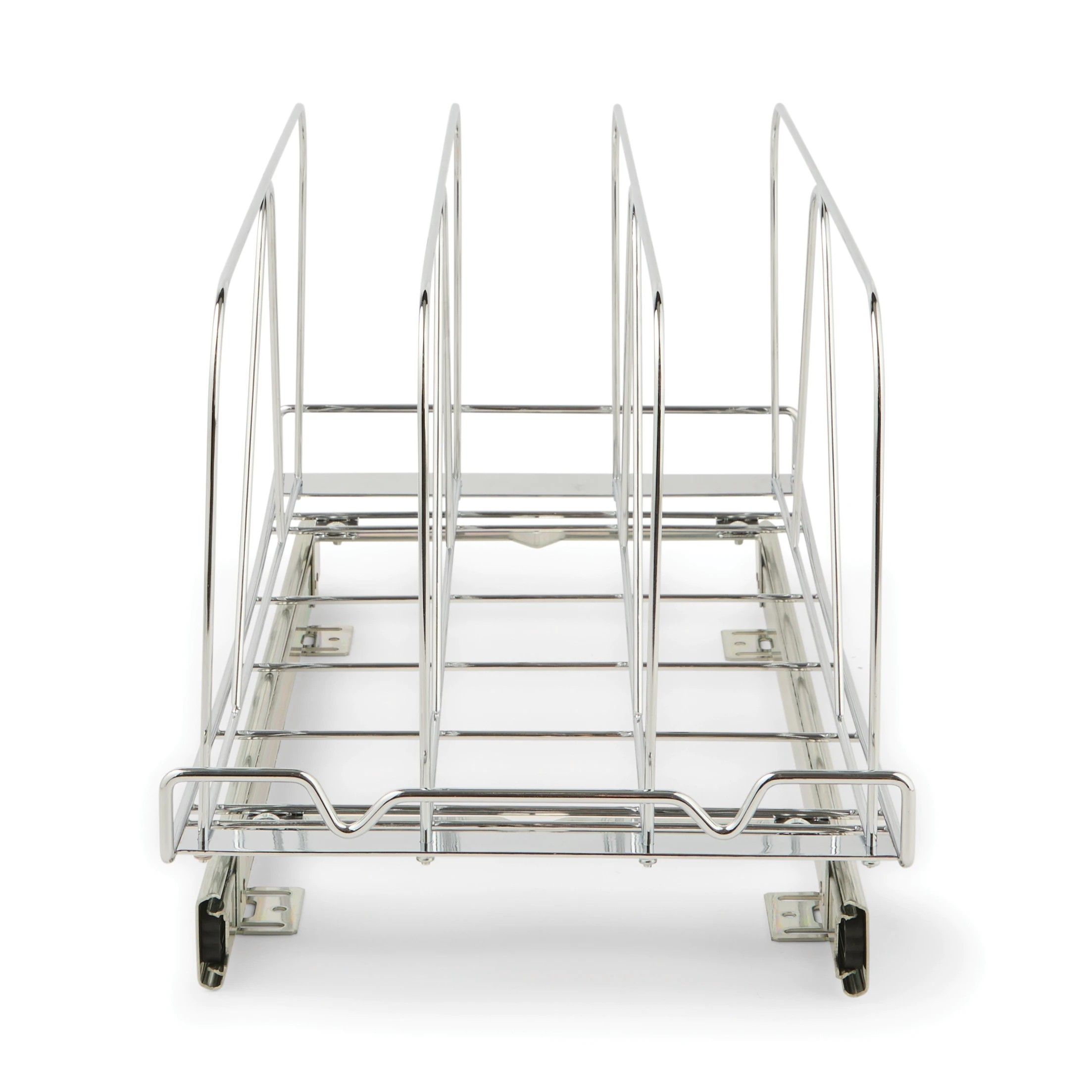 6 Chrome Pull-out Drawer Sliding Organiser, 6 of 10