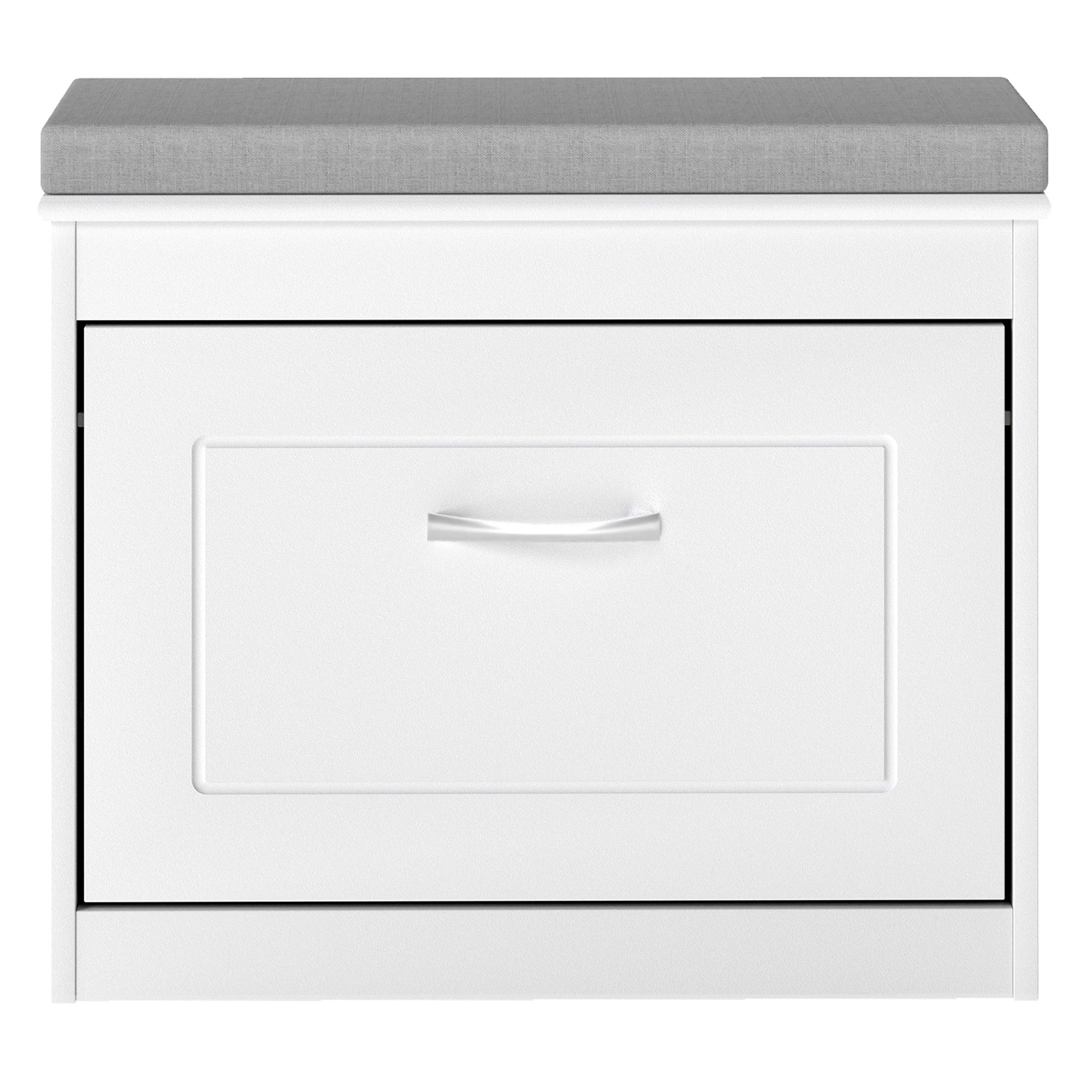 2 Levede Narrow Shoe Cabinet With Seat Cushion2-Tier Rack, 2 of 8