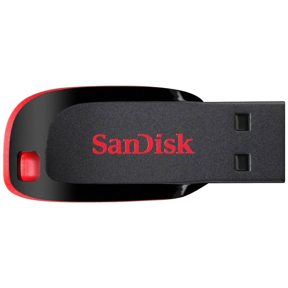 1 SanDisk 32GB Cruzer Blade USB Flash Drive Black, 1 of 3