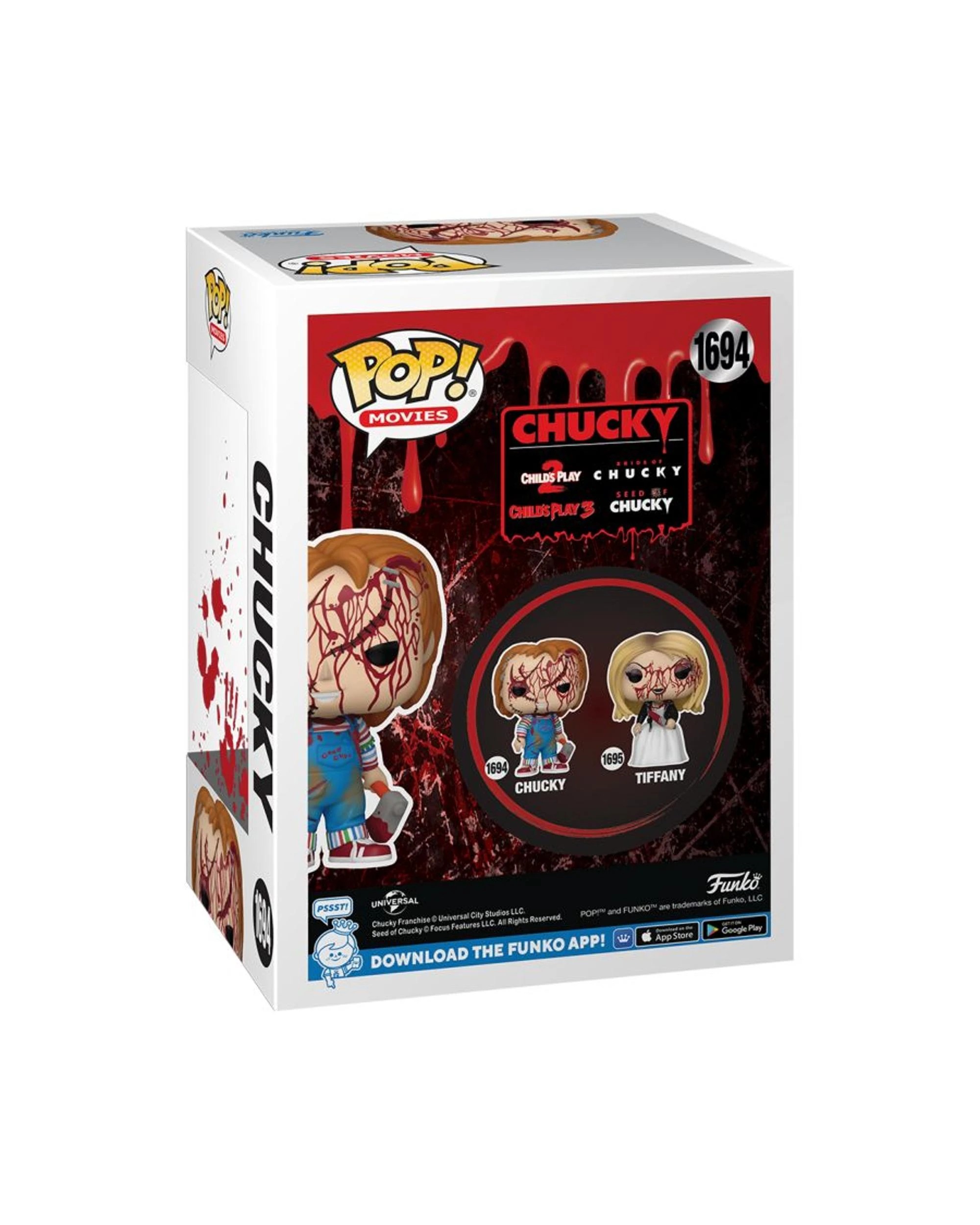 3 Bride of Chucky Chucky - Battle Damaged -  Funko POP! Vinyl, 3 of 3