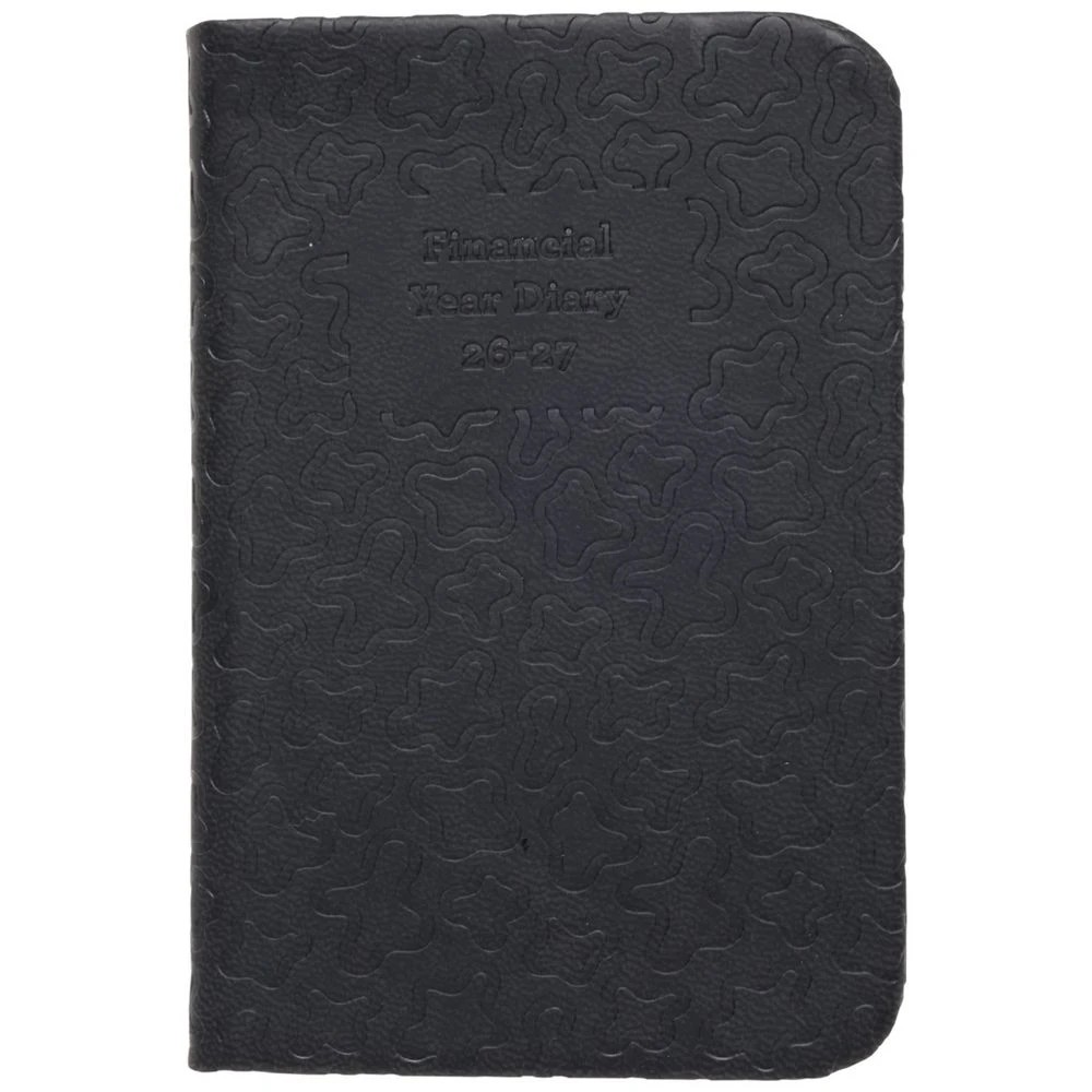 2 J.Burrows A7 Week-To-View Embossed Diary FY26/27 Black, 2 of 6