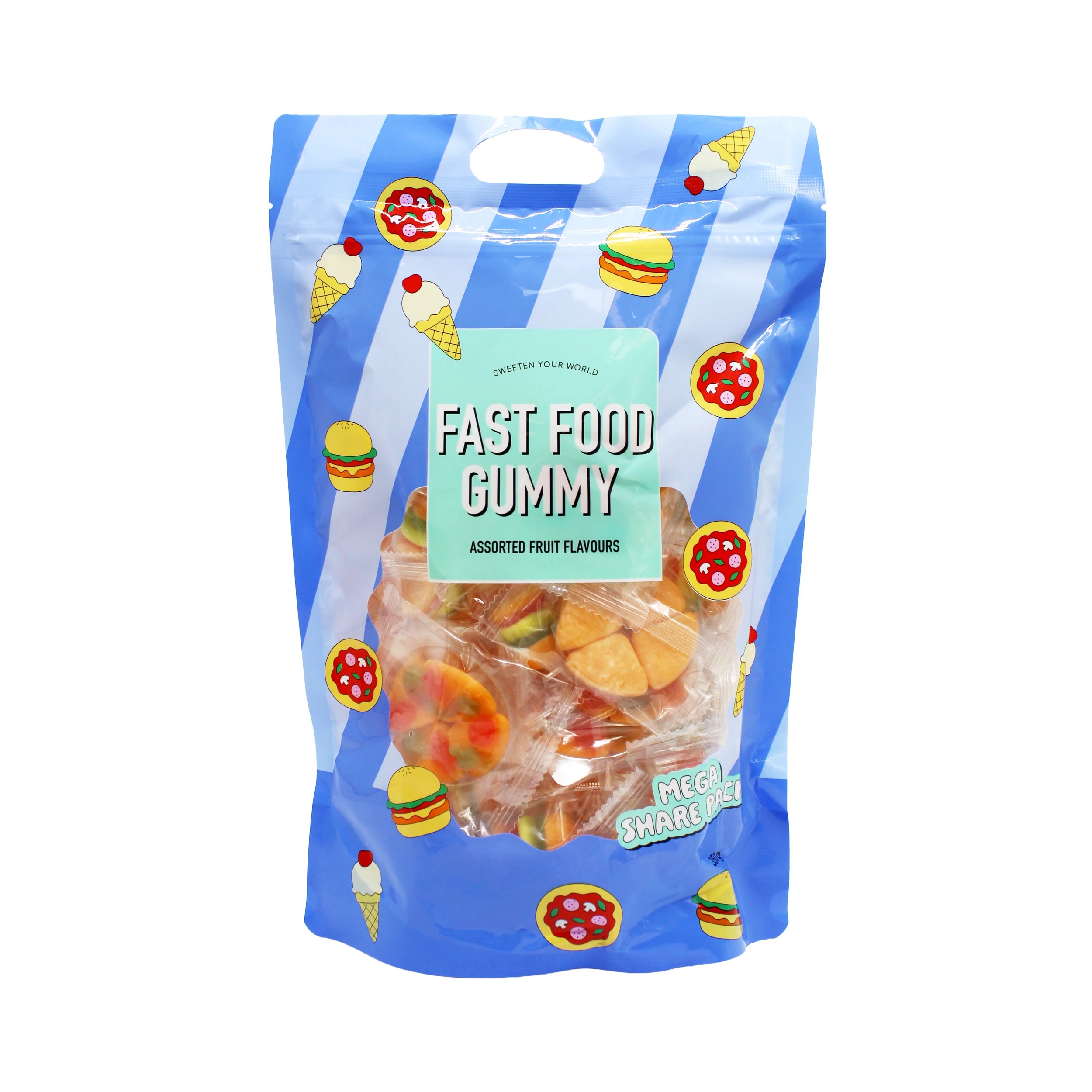1 Fast Food Gummy Mega Share Pack 350g, 1 of 4