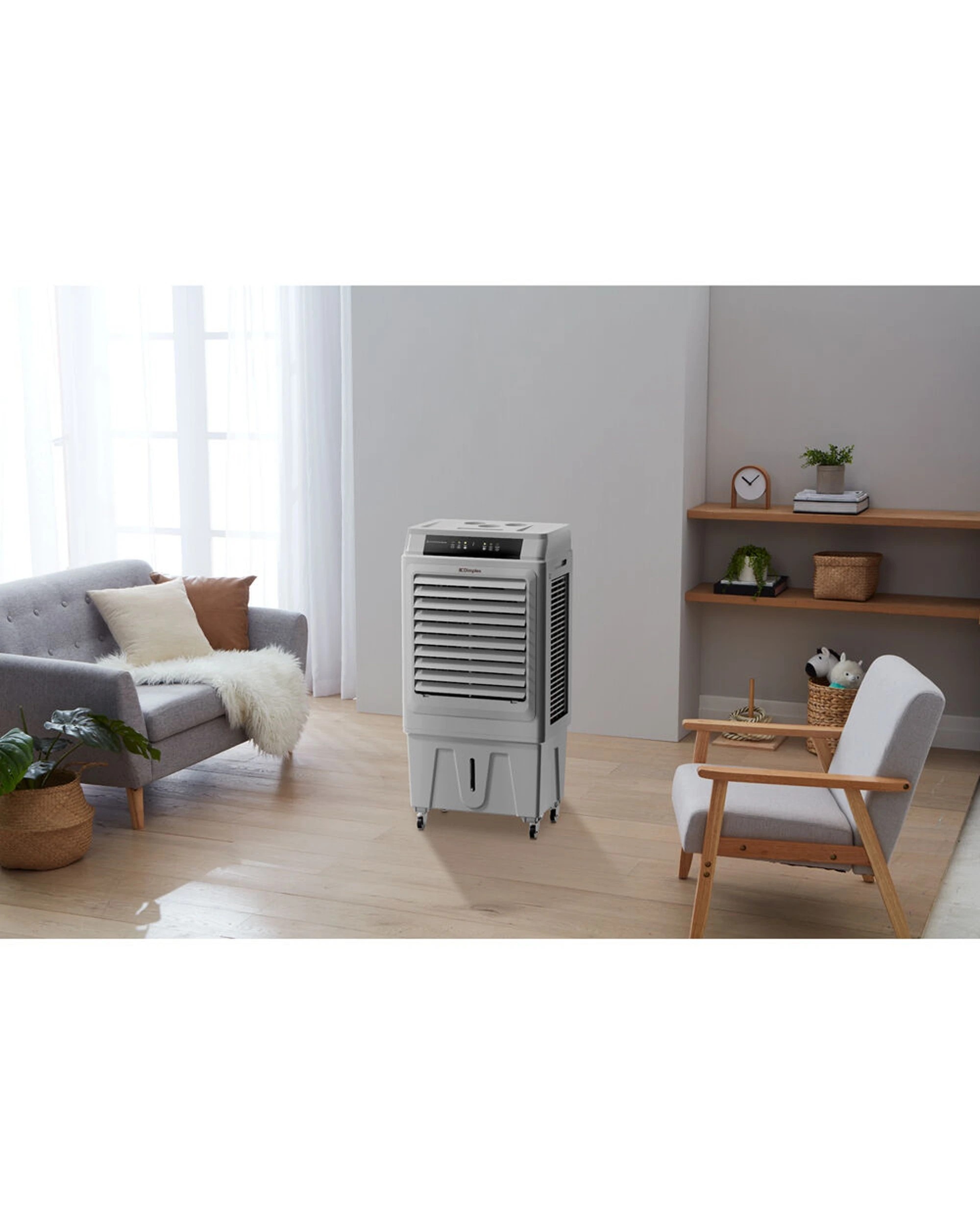 3 Dimplex 30L Digital Portable Evaporative Room Air Cooler 3 Speeds 2 Modes - Grey, 3 of 6