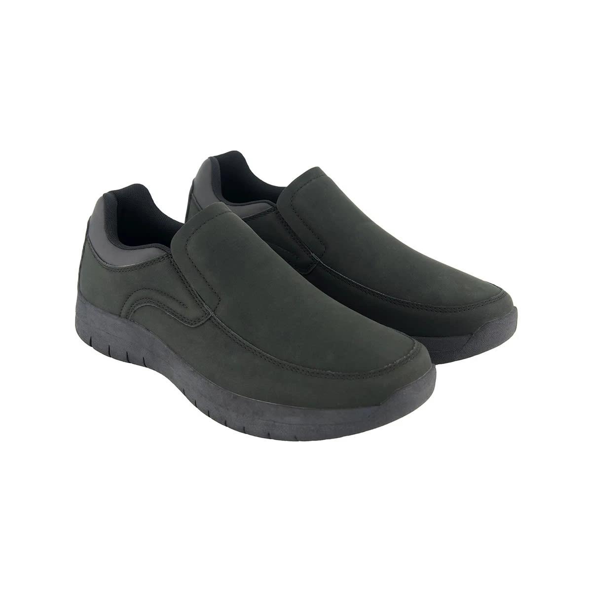 4 Casual Slip On Sneakers Black, 4 of 5