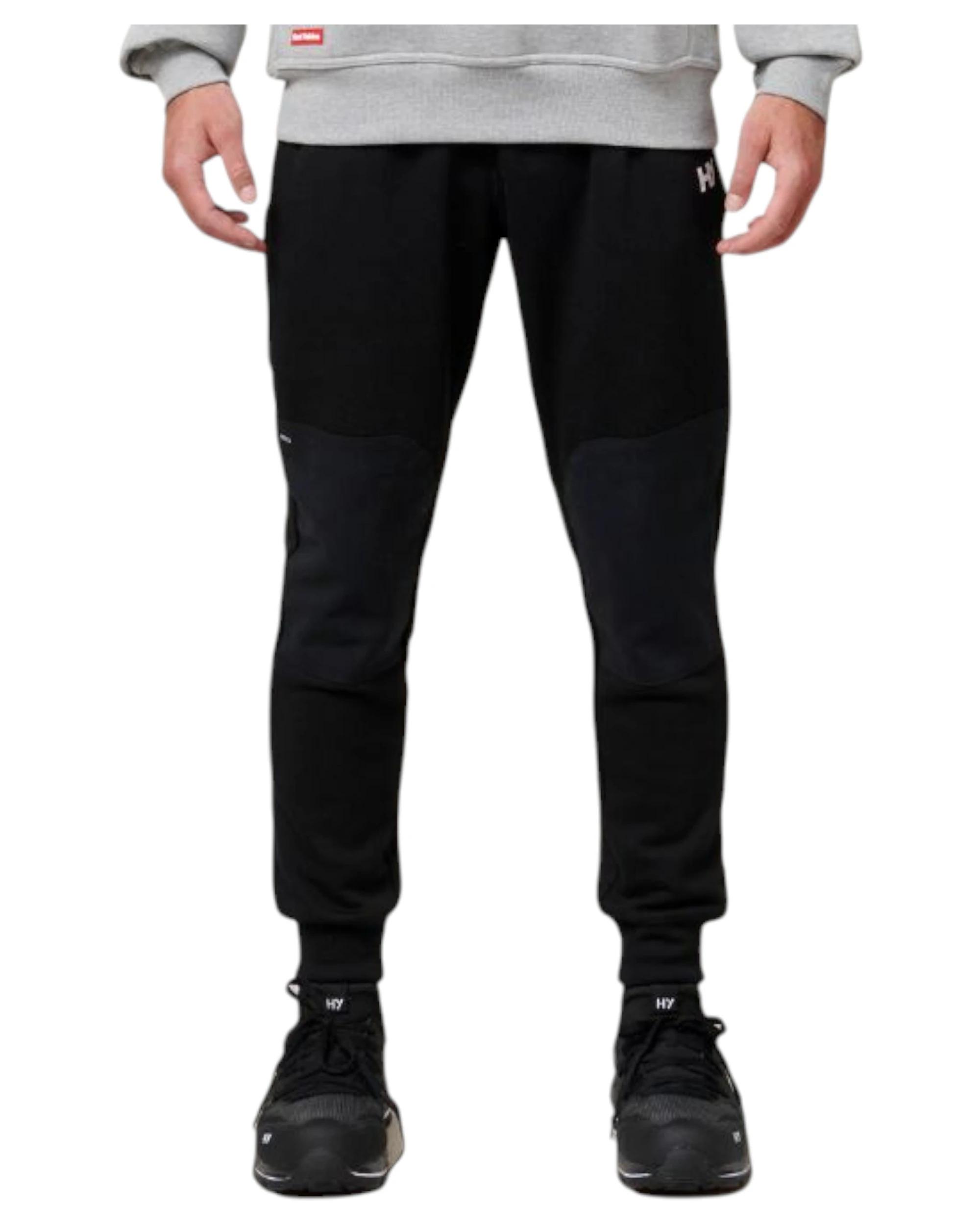 1 Hard Yakka 2 Pack Mens Xtreme Jogger Fleece Trackie Pant Black, 1 of 6