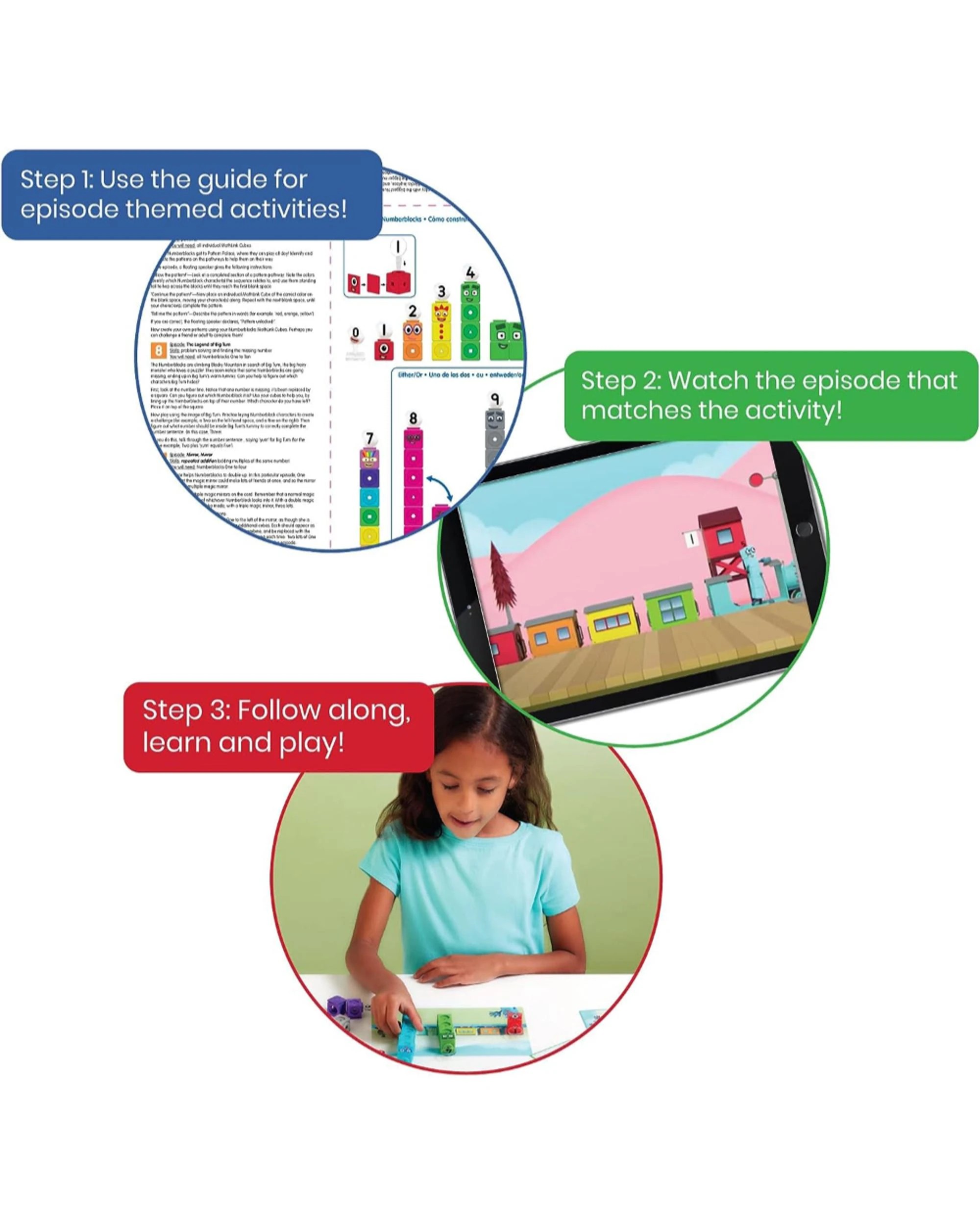 5 Mathlink Cubes Numberblocks 1-10 Activity Set, 5 of 6
