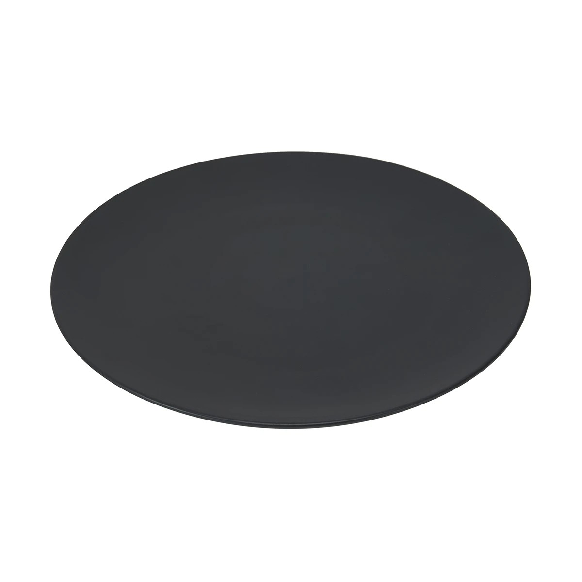 1 Matte Black Dinner Plate, 1 of 9