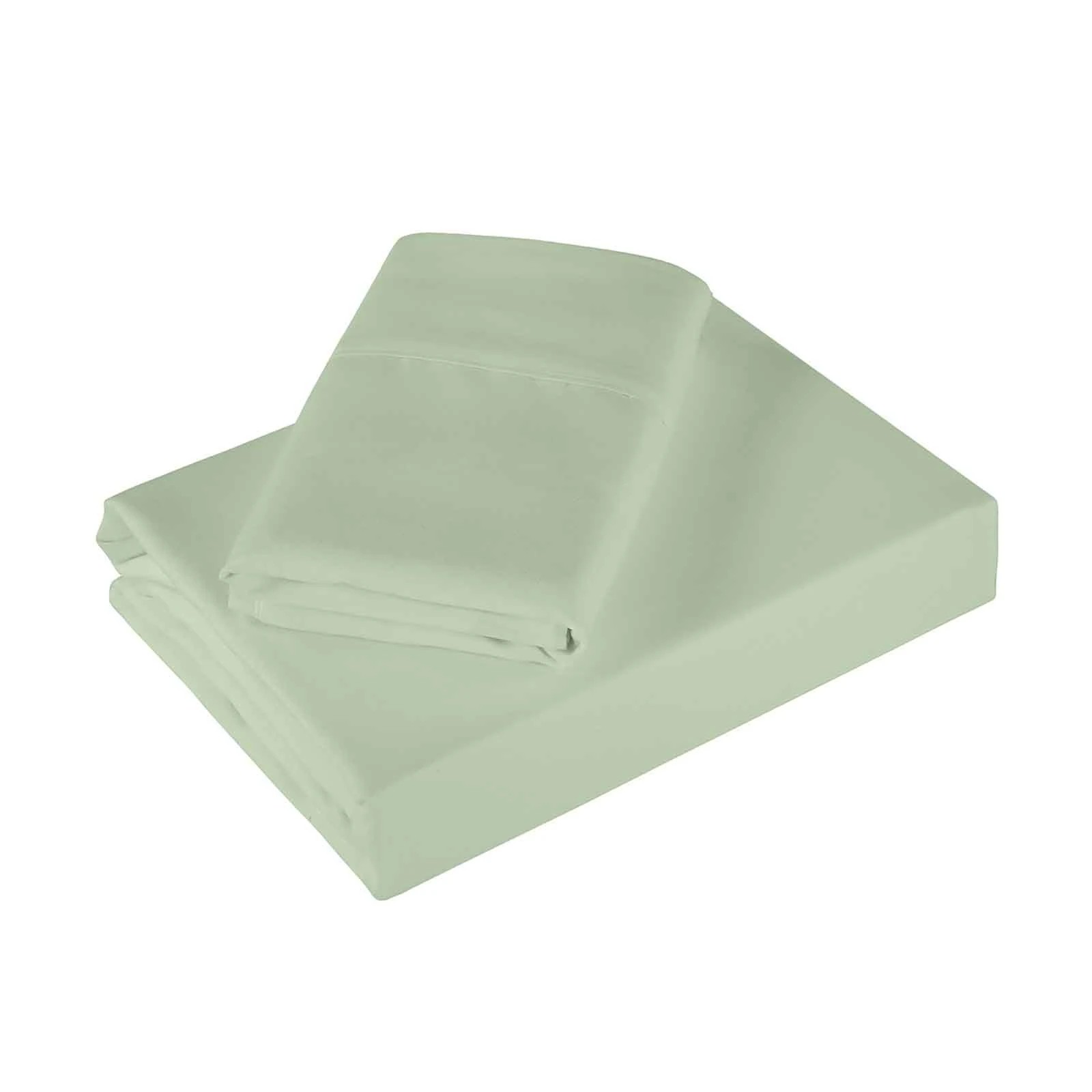 1 Royal Comfort 1200 Thread Count Sheet Set 4 Piece Ultra Soft Touch Bedding - Double Bed - Green, 1 of 4