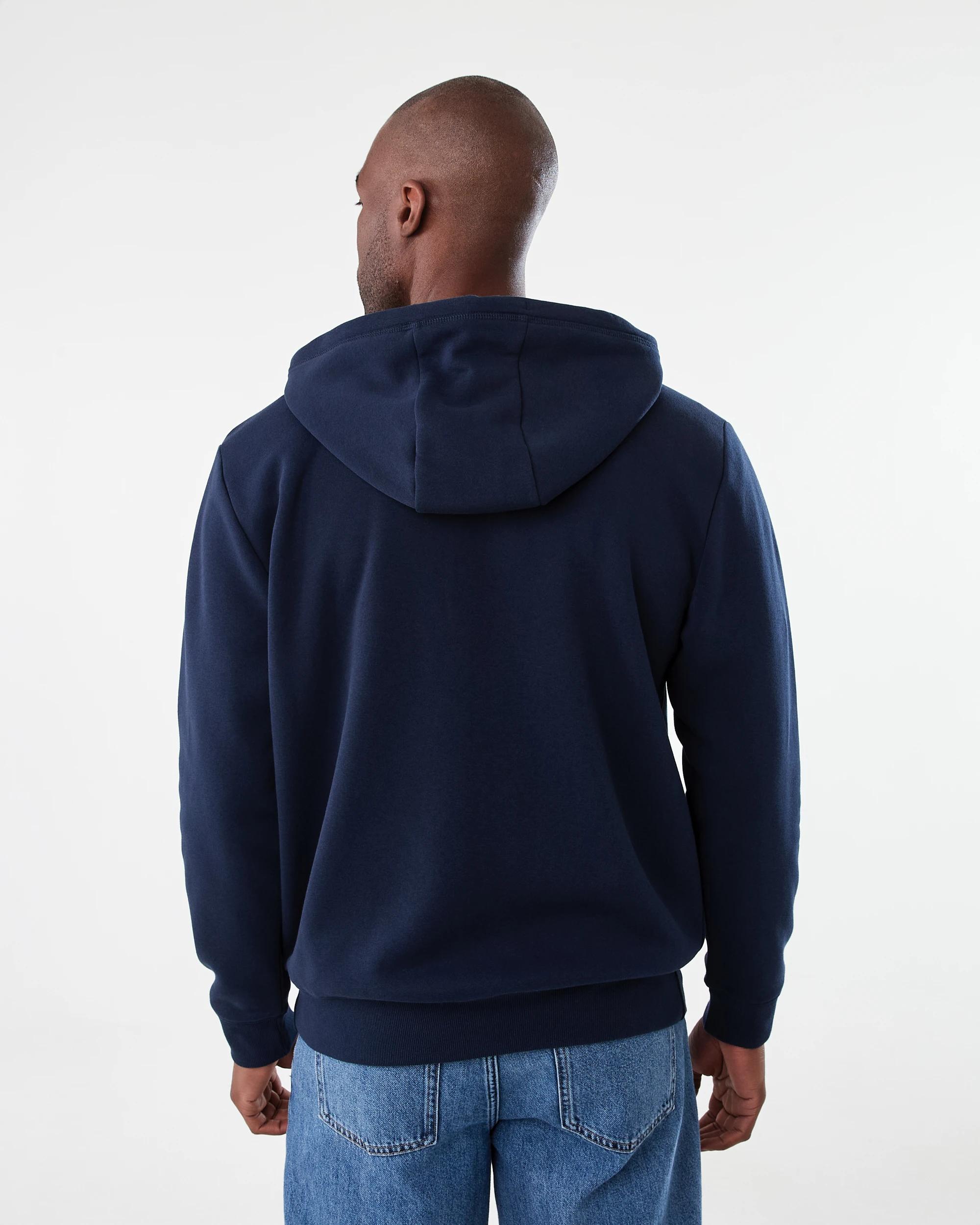 4 Zip Through Hoodie Nvy Sphire, 4 of 8