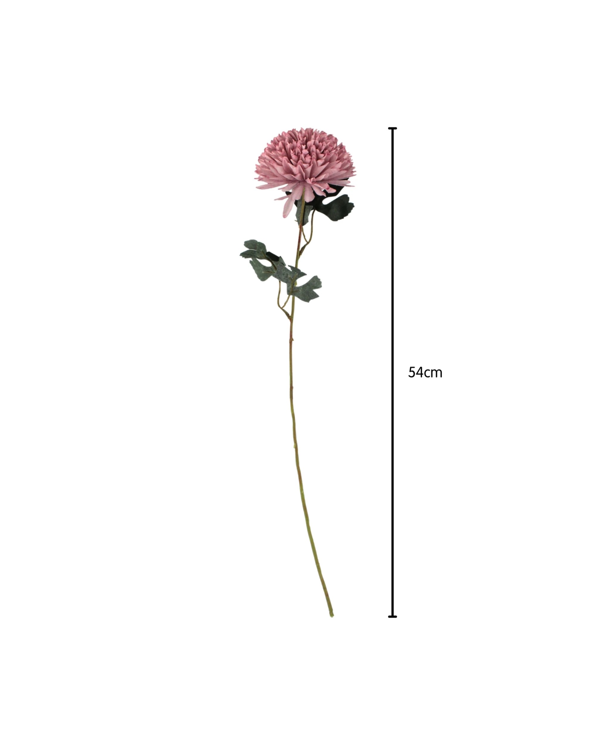 2 Gold Star Artificial Dusty Isla Chrysanthemum 1 Stem - Pink, 2 of 3
