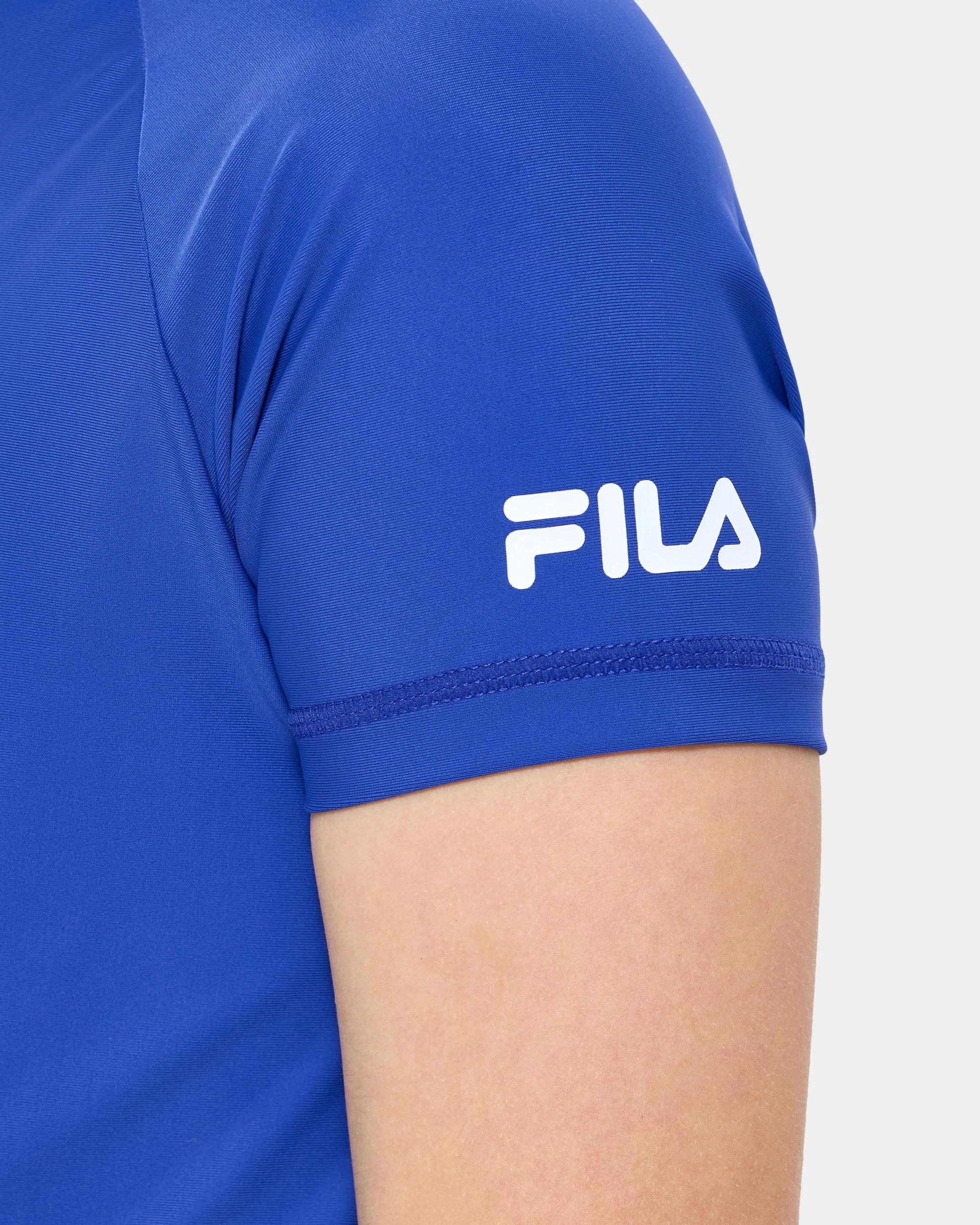 6 Fila Short Sleeve Swim Rashie BLUE, 6 of 6