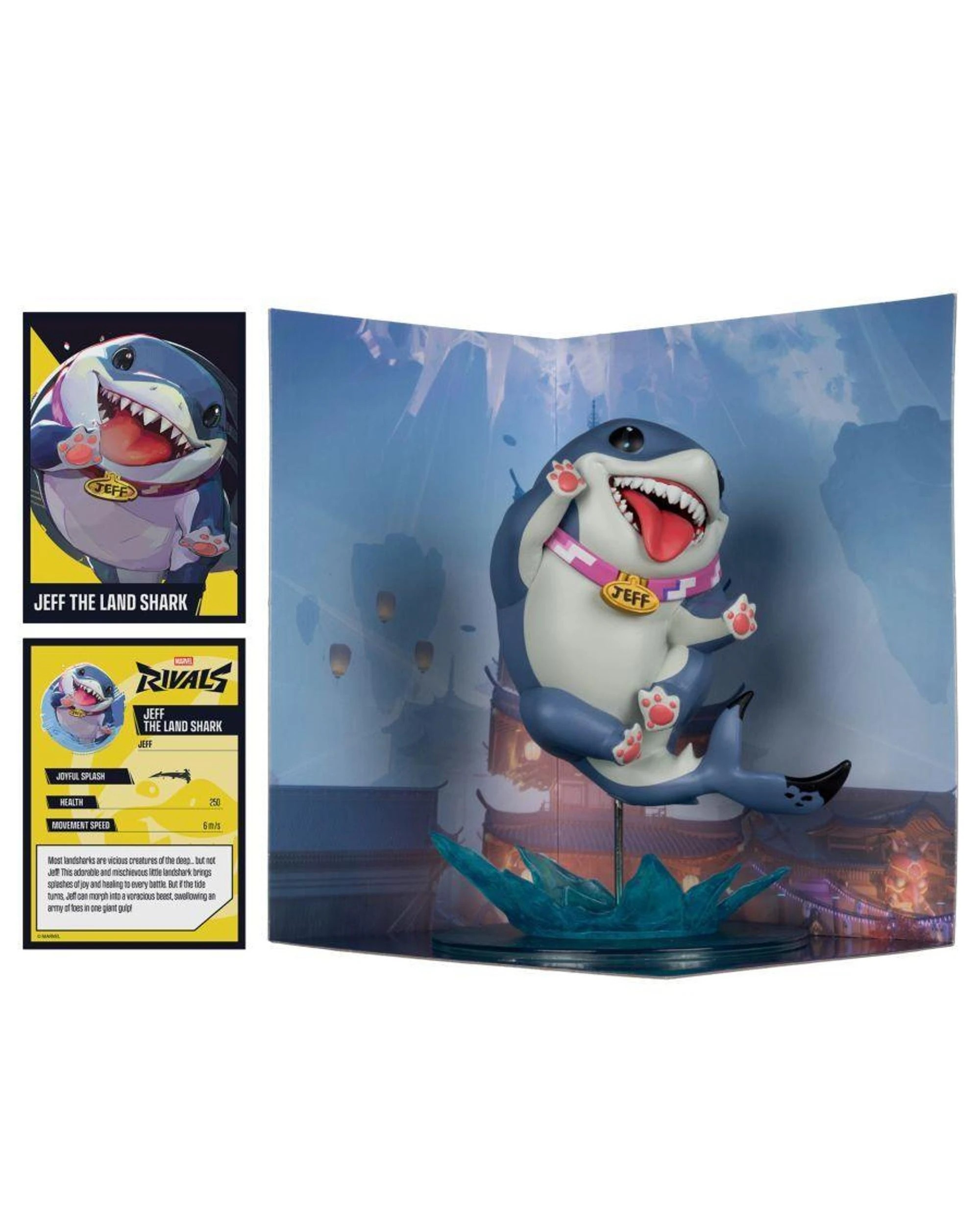9 McFarlane Marvel Rivals Jeff the Landshark 1:10th Scale Figure, 9 of 9