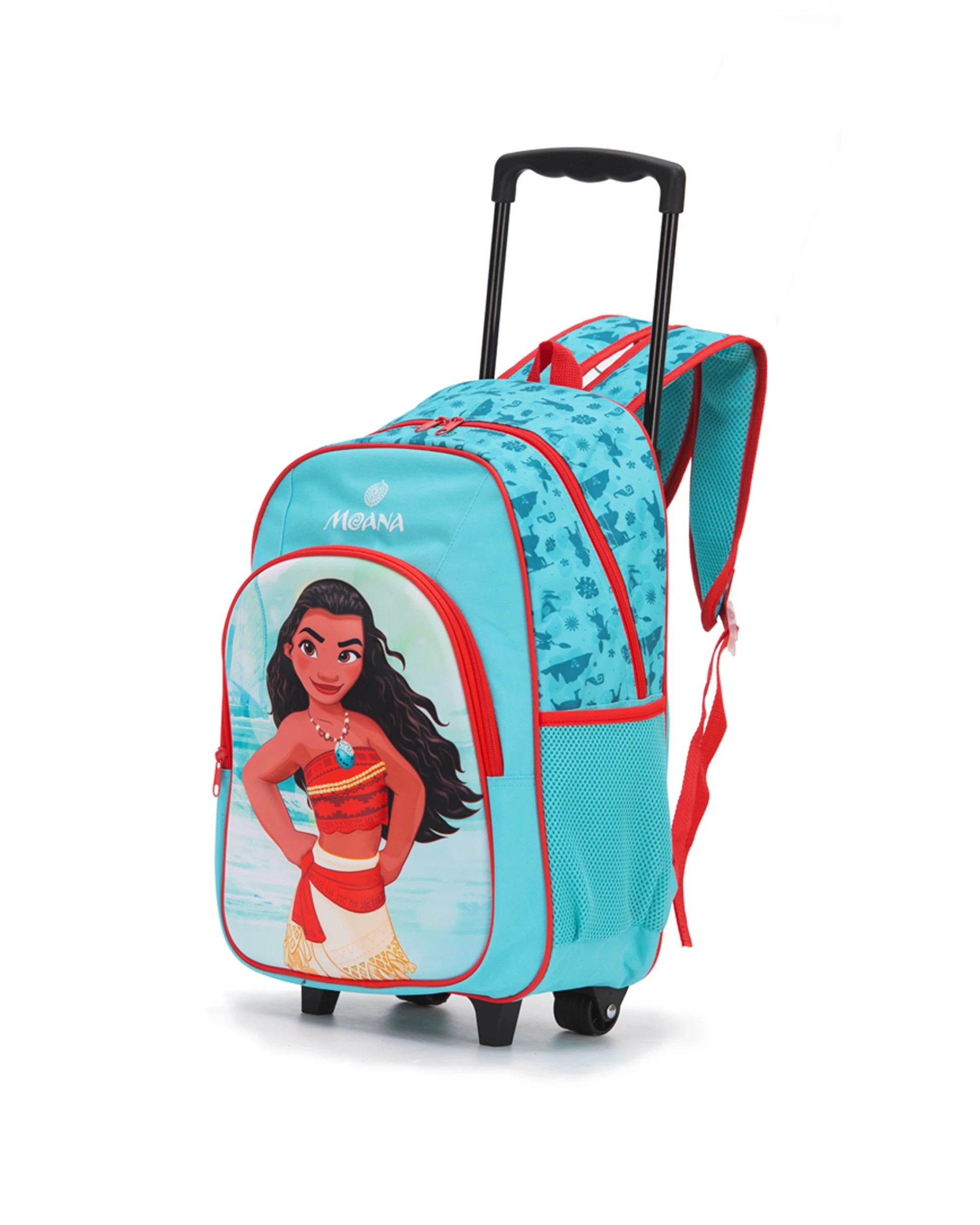 3 Disney Moana 17 Inch Trolley Backpack Kids Wheeled Officially Licensed - Blue, 3 of 3