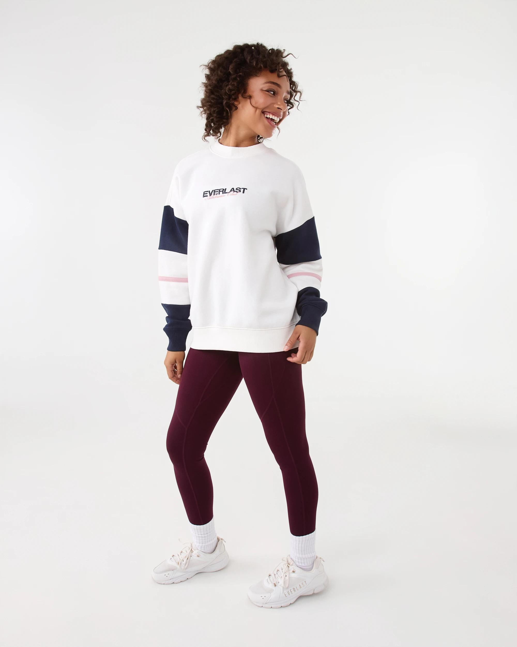 3 Everlast Womens Colourblock Sweatshirt Mrshmallow, 3 of 7