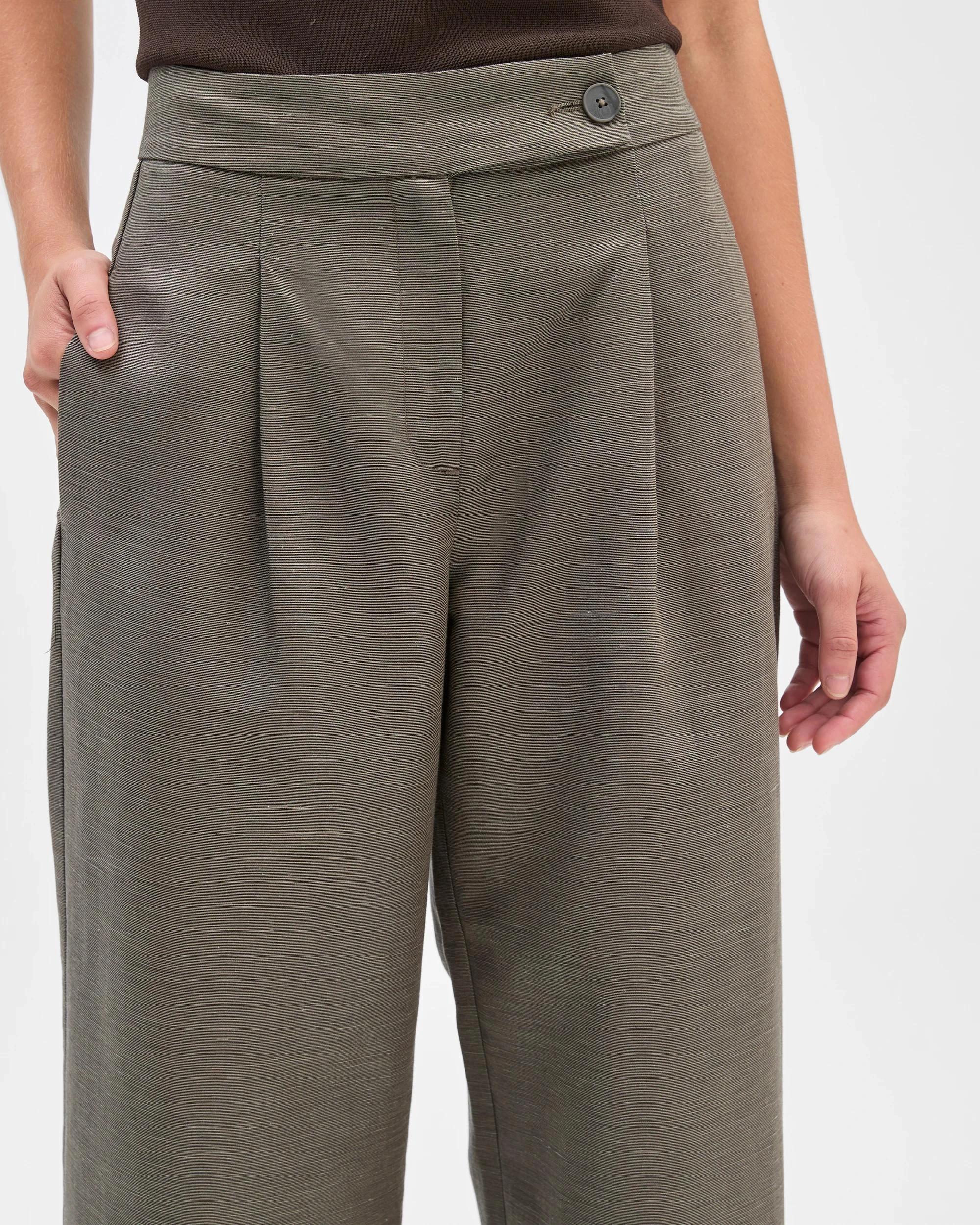 6 Preview Ultra Wide Leg Pants GREY MELANGE, 6 of 7