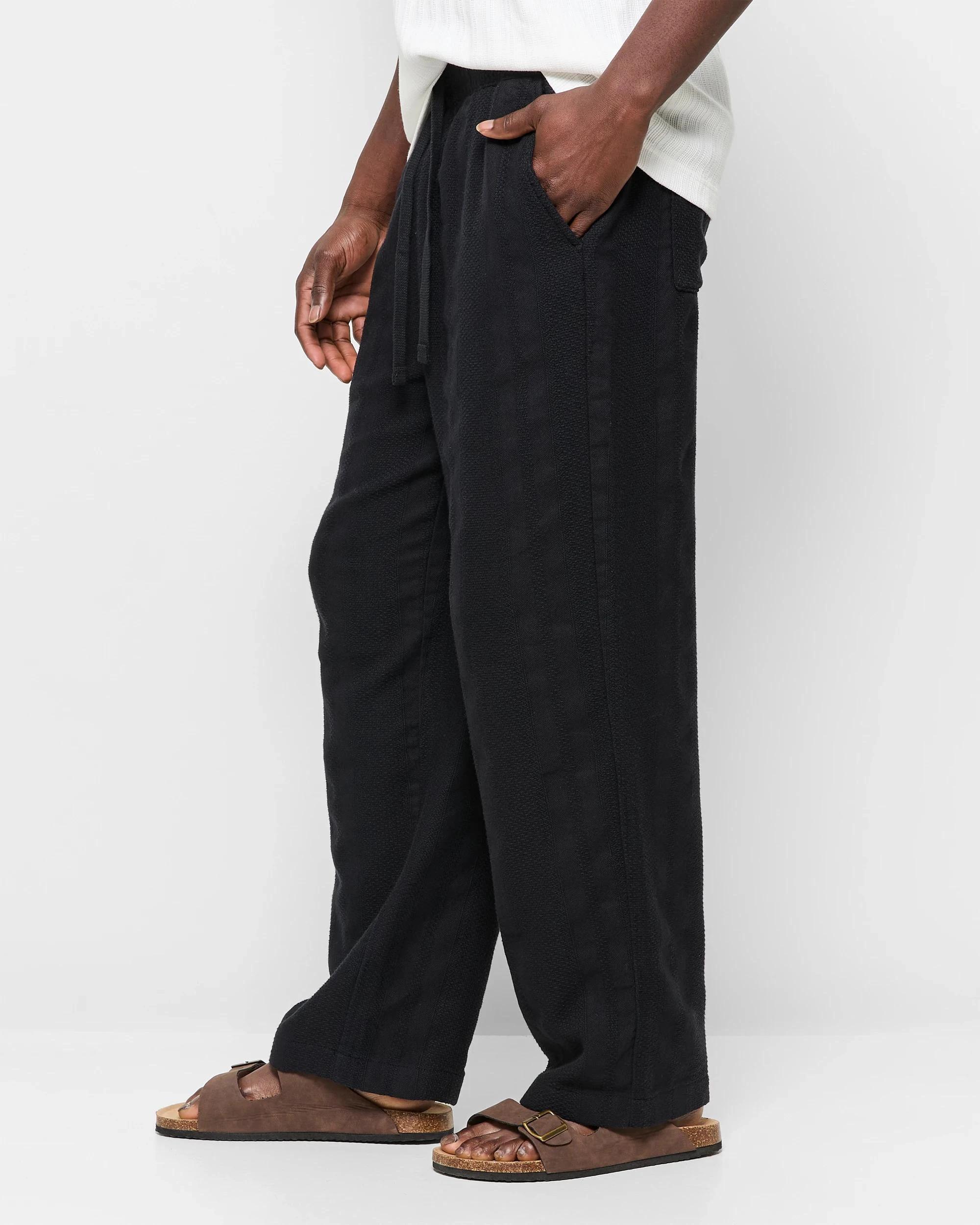 3 Australian Cotton Beach Pants - Commons BLACK, 3 of 5