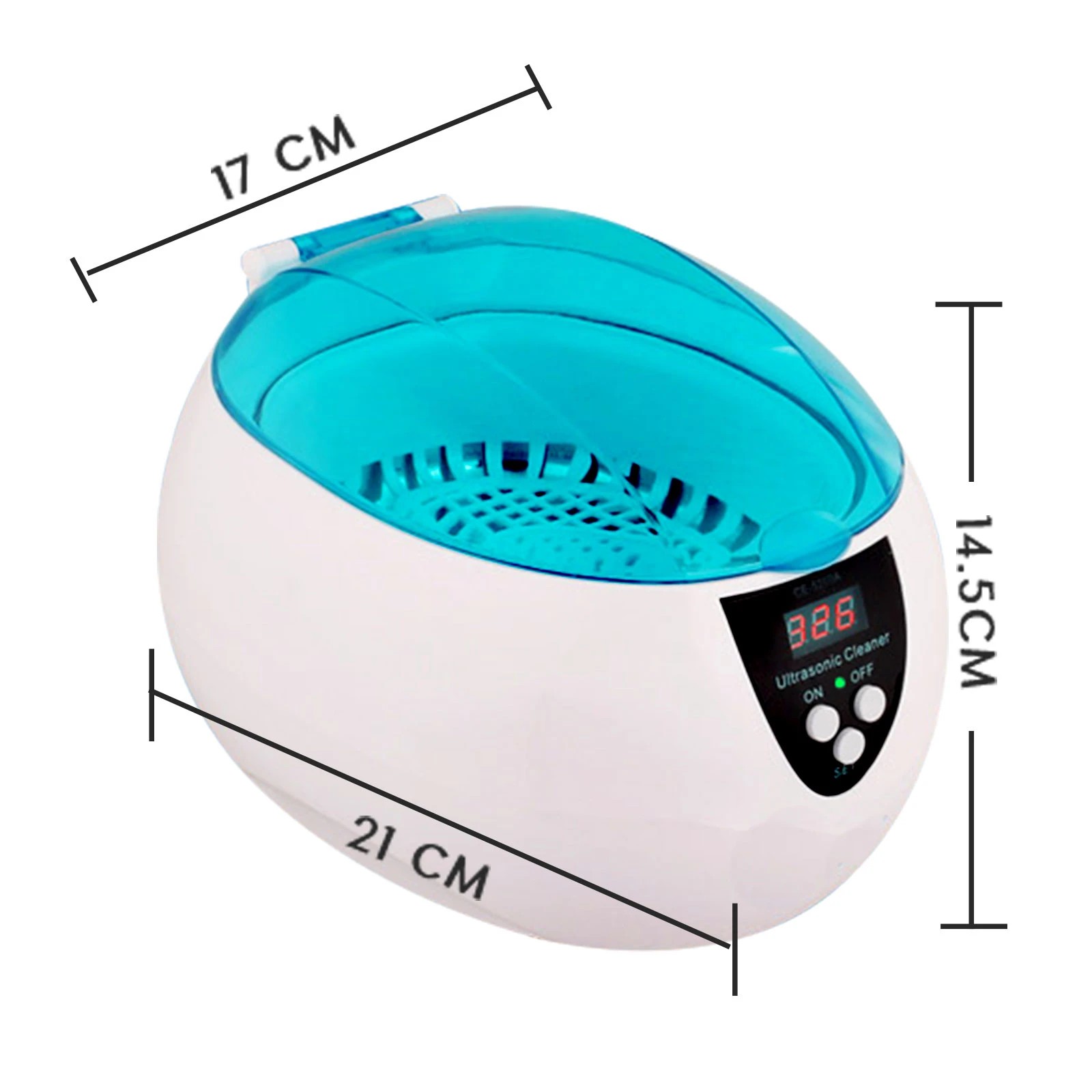 2 Maxkon Multifunction Sonic Wave Jewellery Cleaner 750ml - Multi, 2 of 6