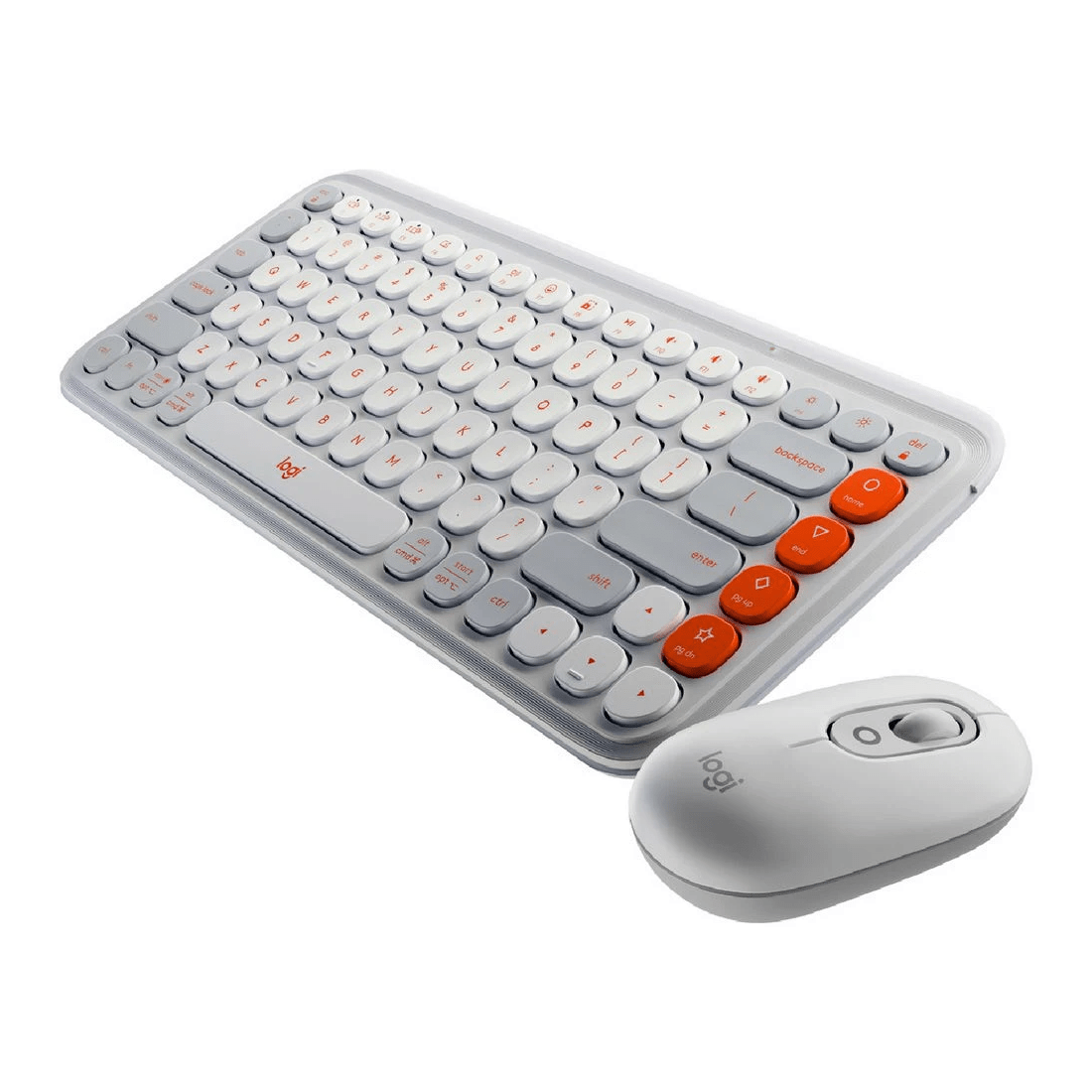 4 Logitech POP Icon Keyboard and Mouse Combo Off White, 4 of 10