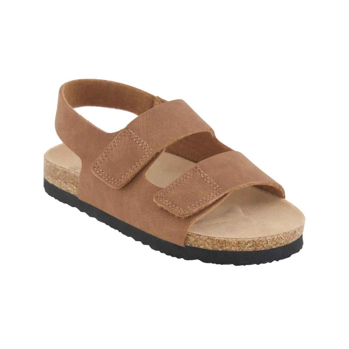 1 Junior Corduroy Corkbed Sandals TAN, 1 of 4