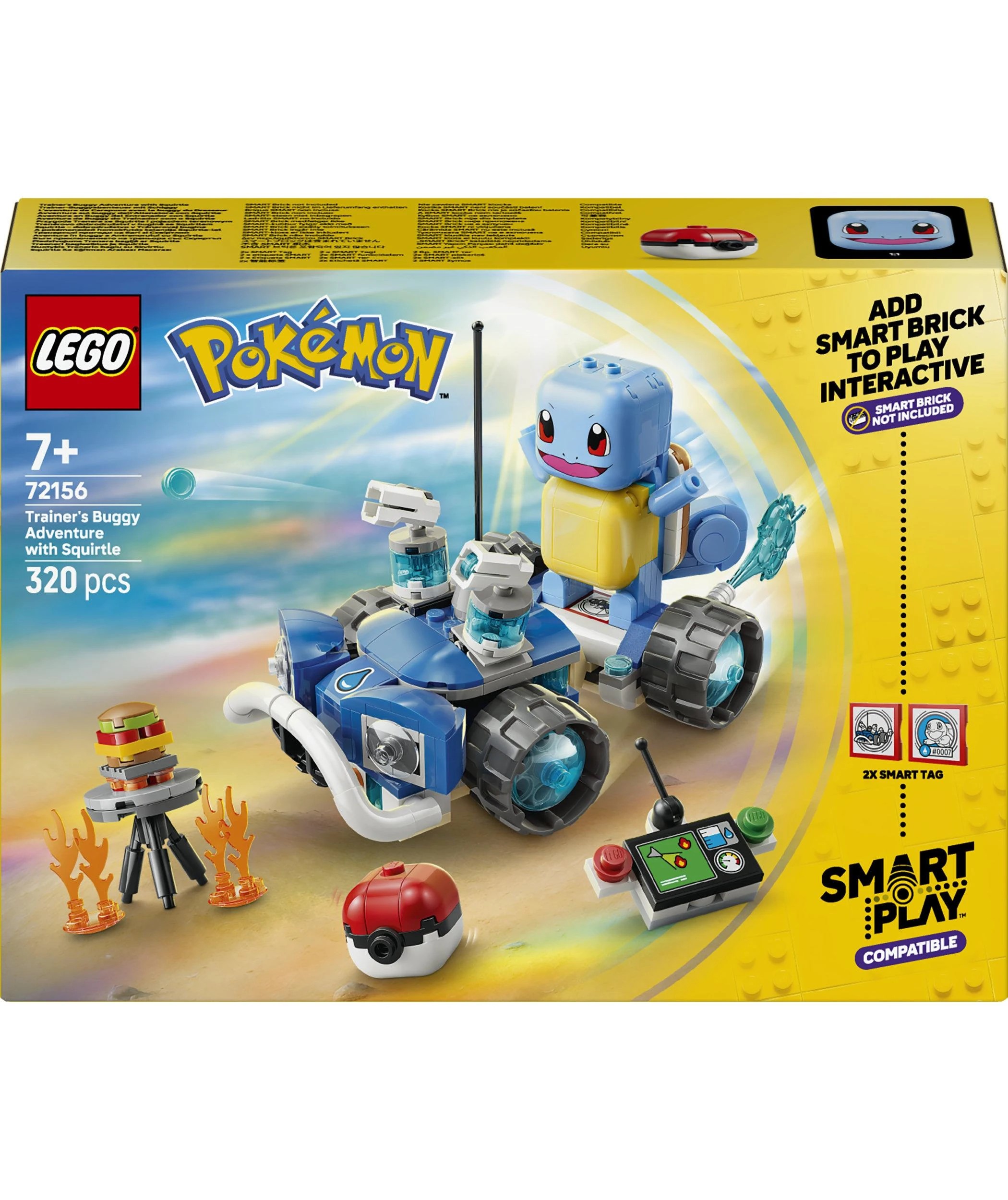 1 LEGO Pokemon SMART Play: Trainer's Buggy Adventure with Squirtle 72156, 1 of 11