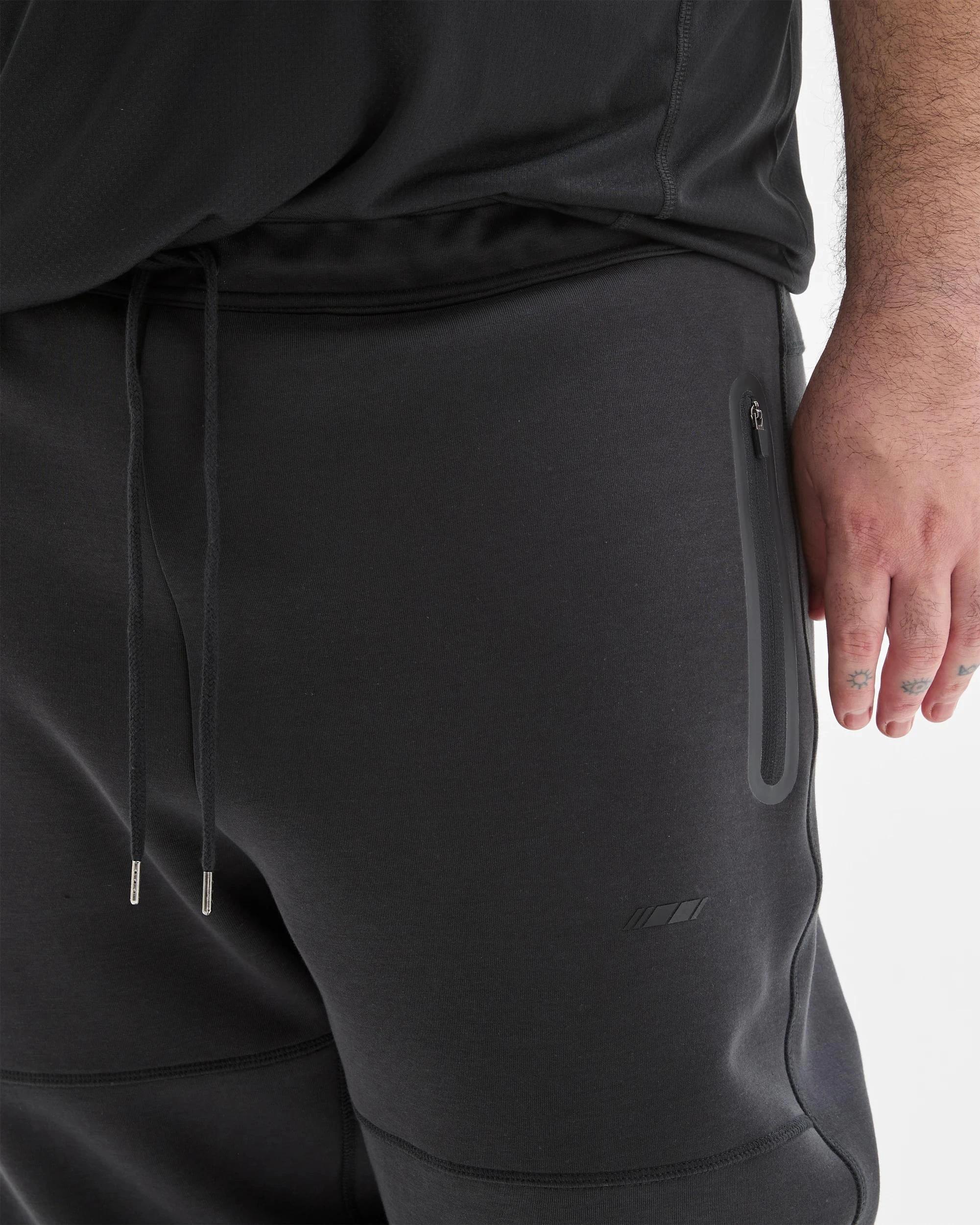 5 Target Man Plus Plus Size Australian Cotton Blend Active Scuba Trackpants BLACK, 5 of 5