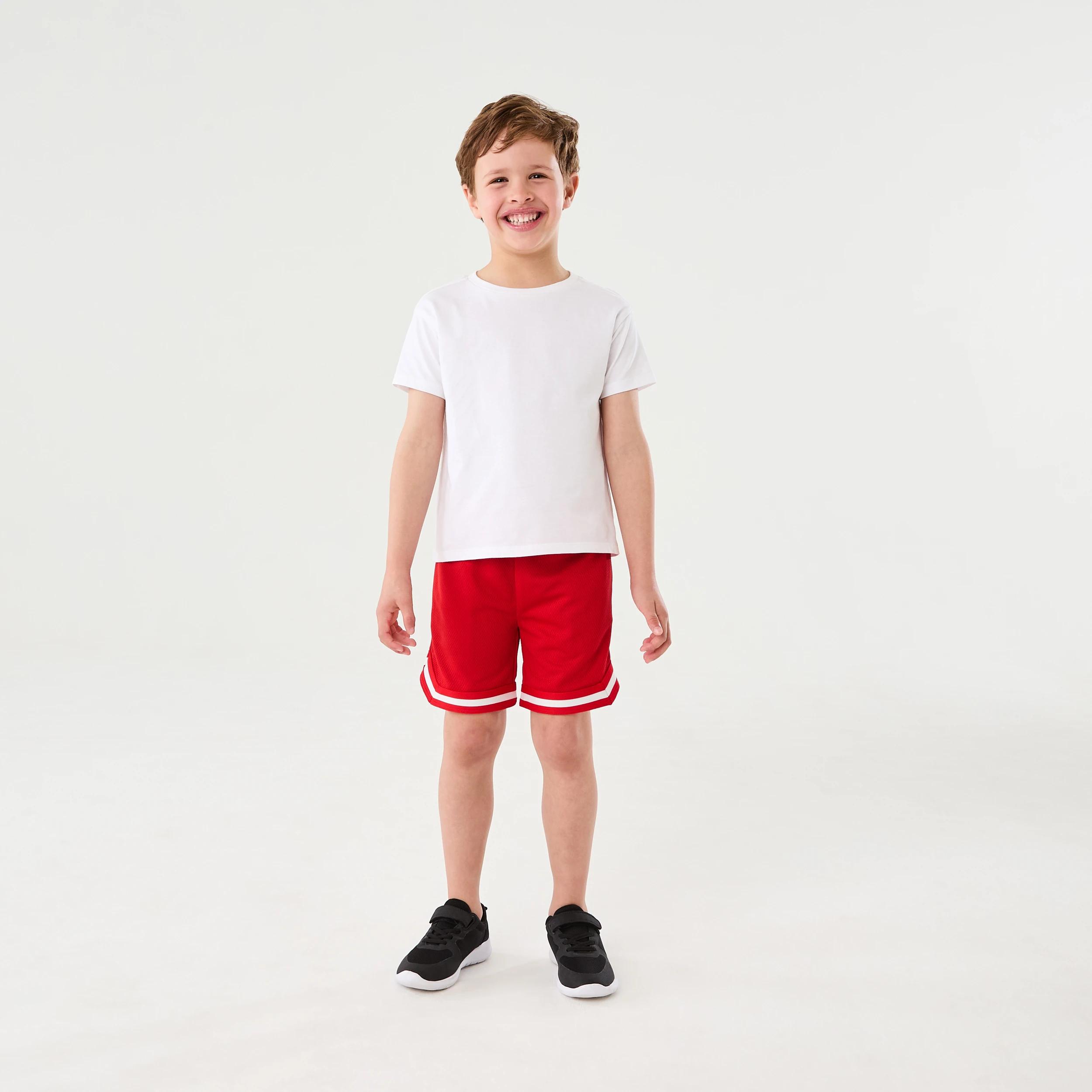 5 Mesh Basketball Shorts RUBICONDO RED, 5 of 6