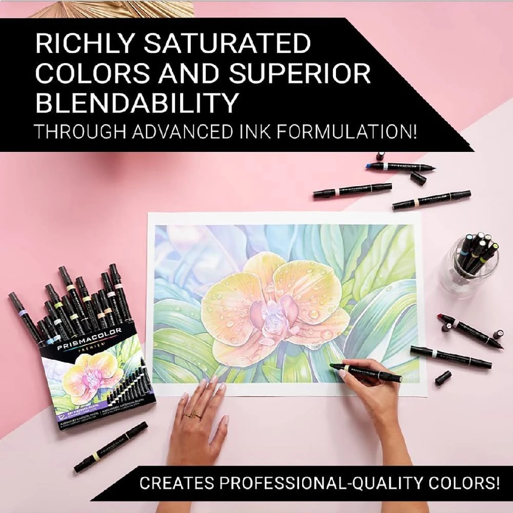 5 Prismacolor Art Markers Pastel 12 Pack, 5 of 6