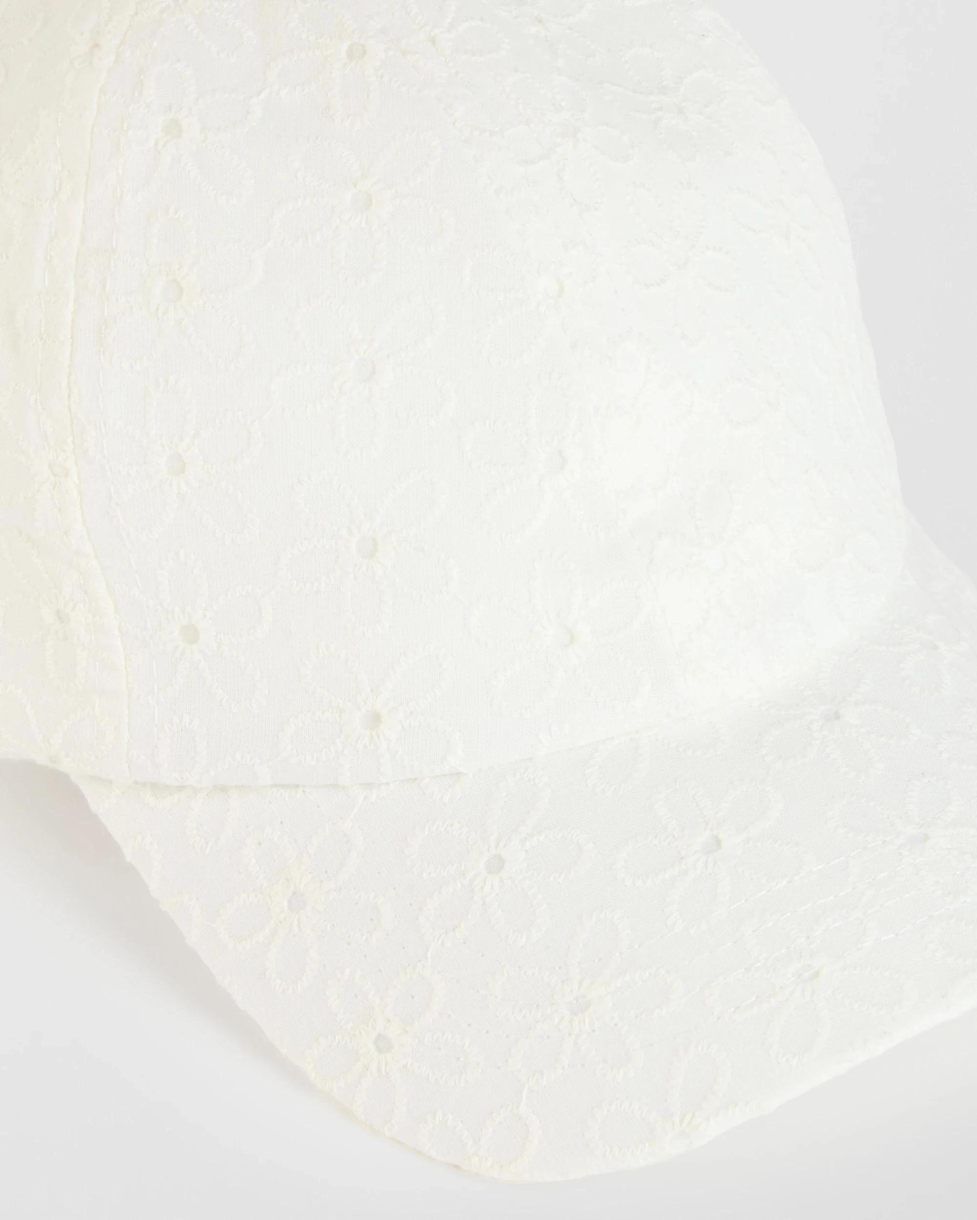 3 Target Kids Broderie Cap CREAM, 3 of 4