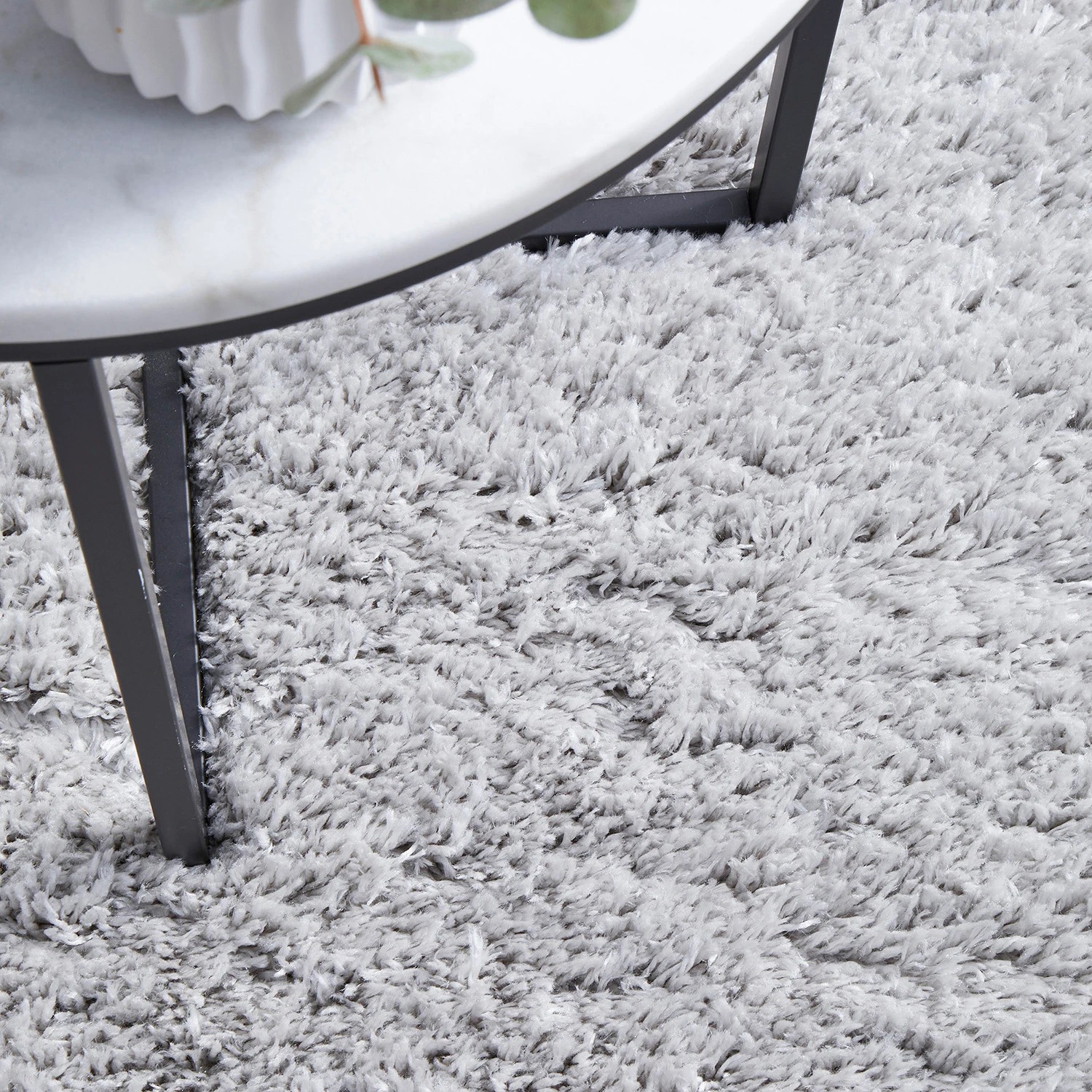 6 Common Ground Rugs Angel 150x80cm - Small Power Loomed Floor Rug - Silver, 6 of 7