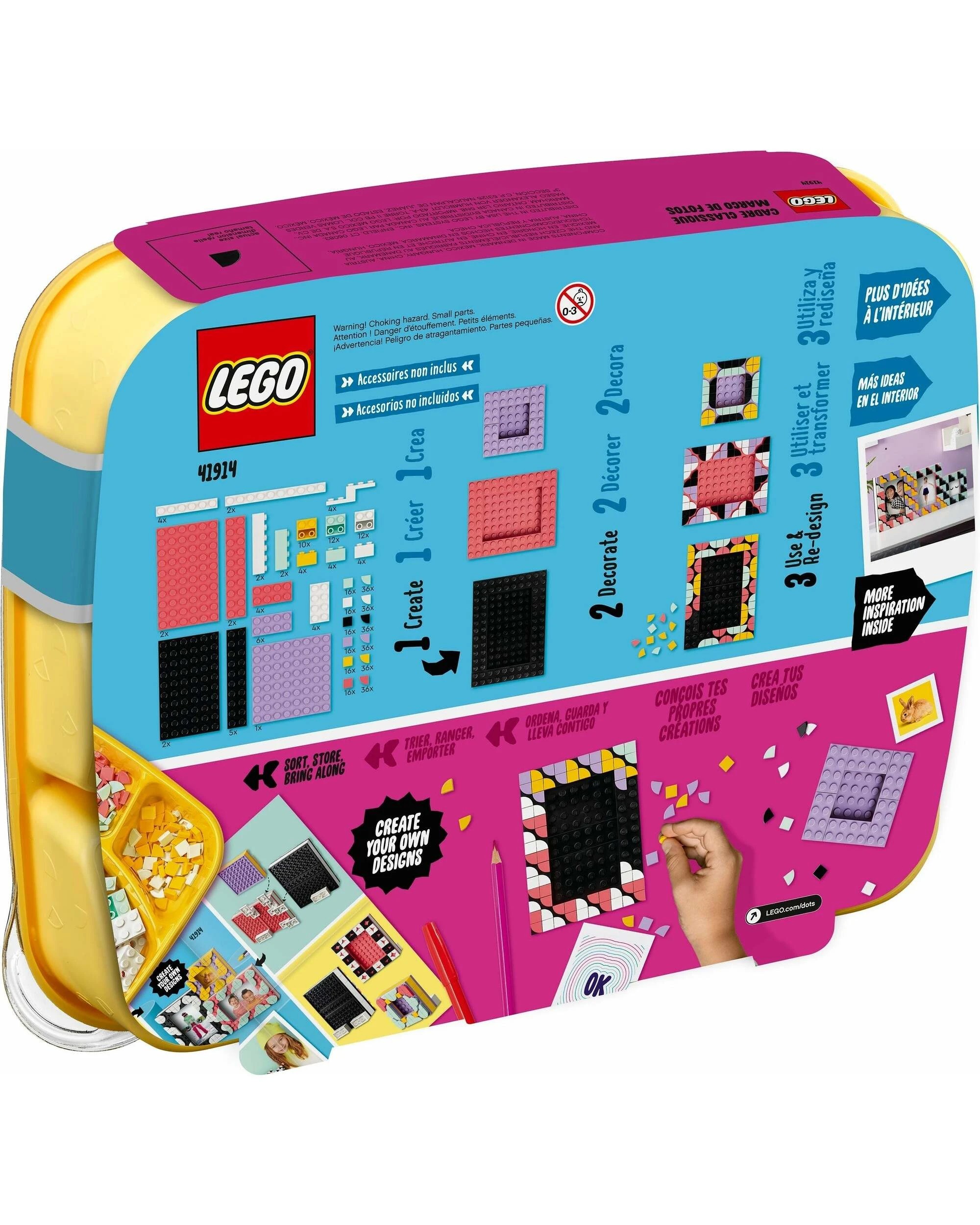 6 LEGO 41914 DOTS Creative Picture Frames Kit - DIY Photo Frame Set, 6 of 7