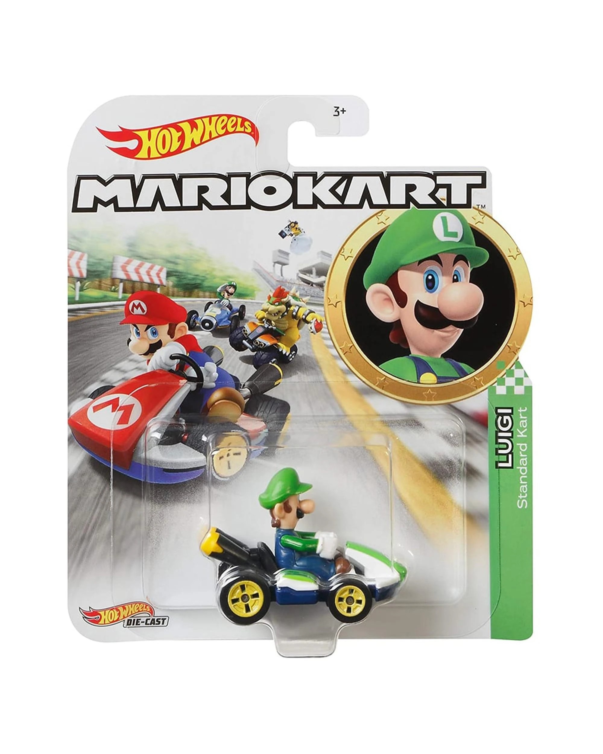 1 Hot Wheels Mario Kart Luigi, 1 of 3