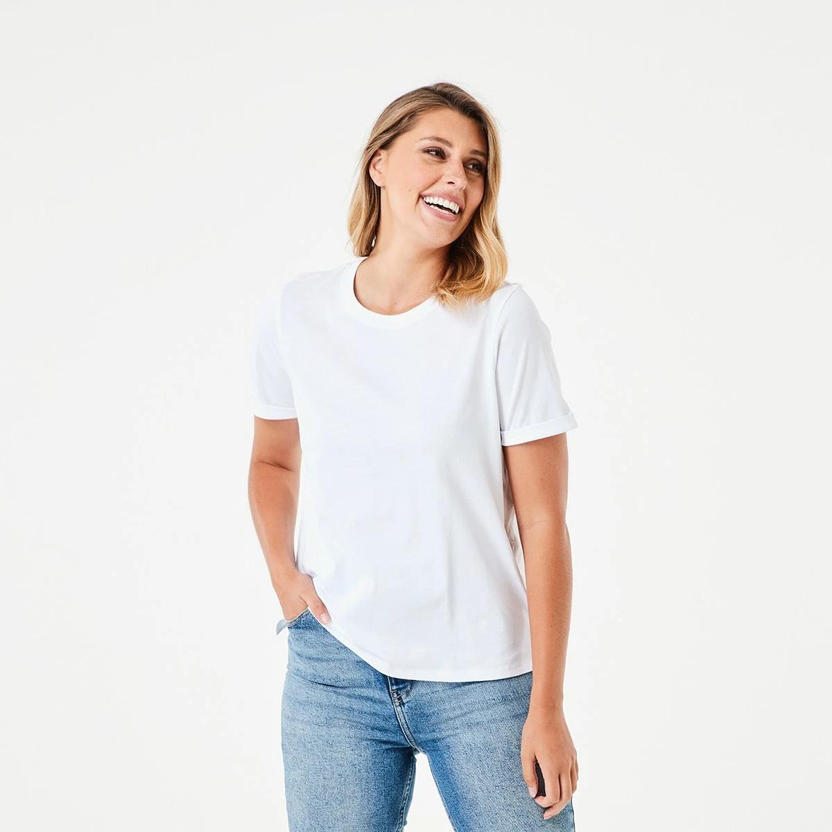 1 Short Sleeve Australian Cotton T-shirt White, 1 of 5