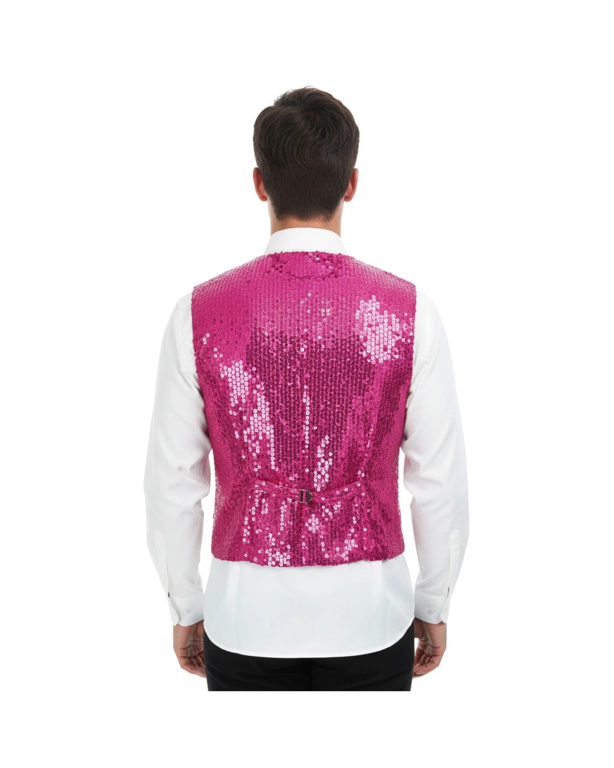 4 BR Co tume  Men'  Sequin Wai tcoat Dance Co tume, 4 of 4