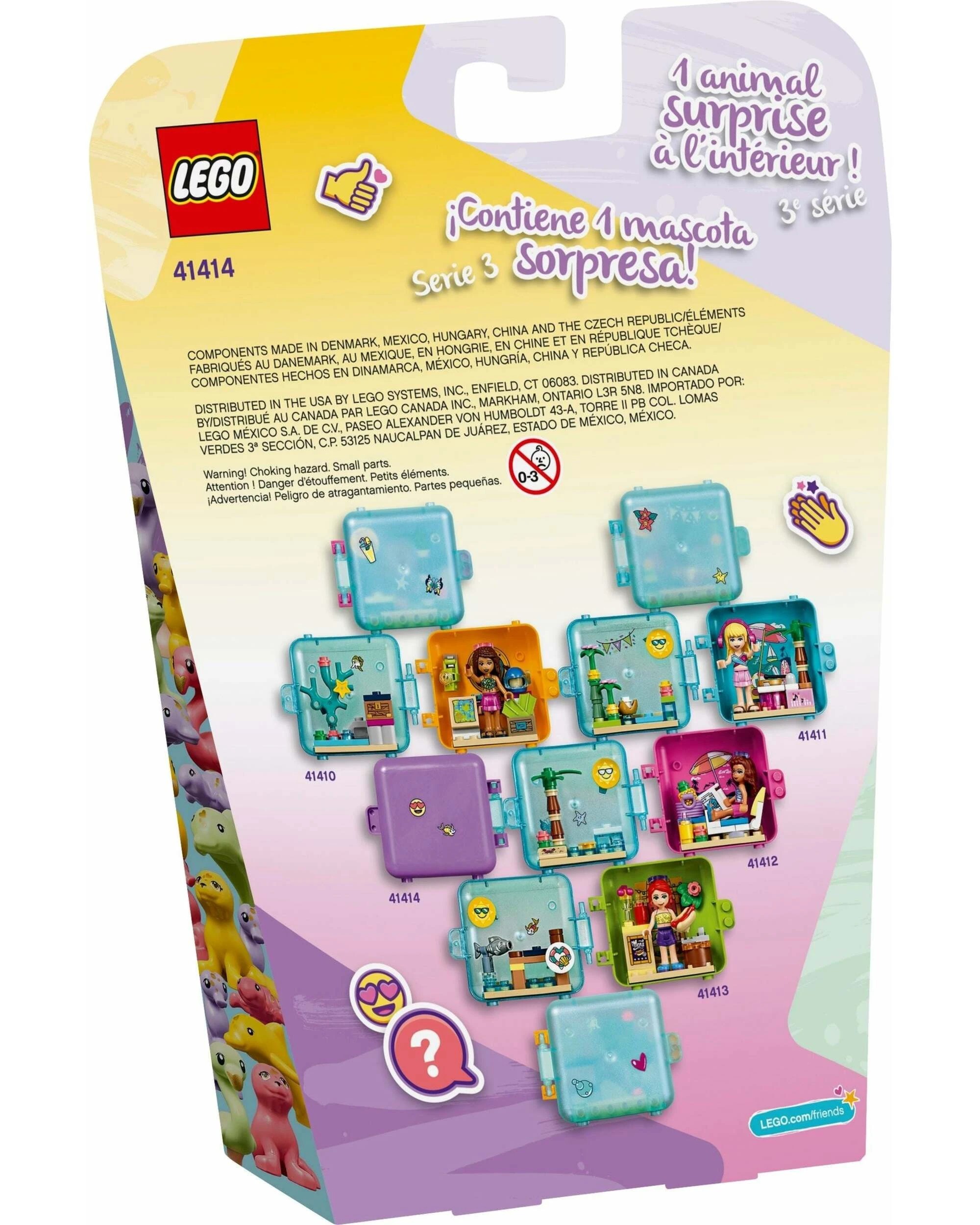 4 LEGO 41414 Emma's Summer Play Cube: Beach Fun Toy, 4 of 5